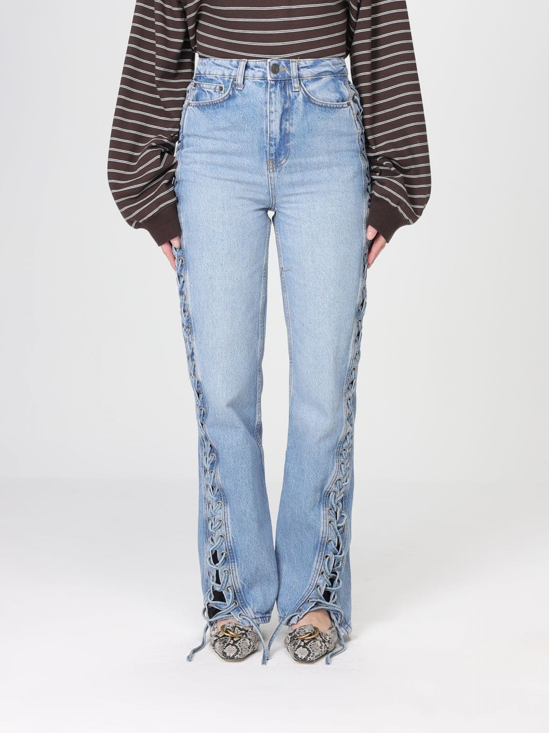 Rotate Jeans Woman color Denim