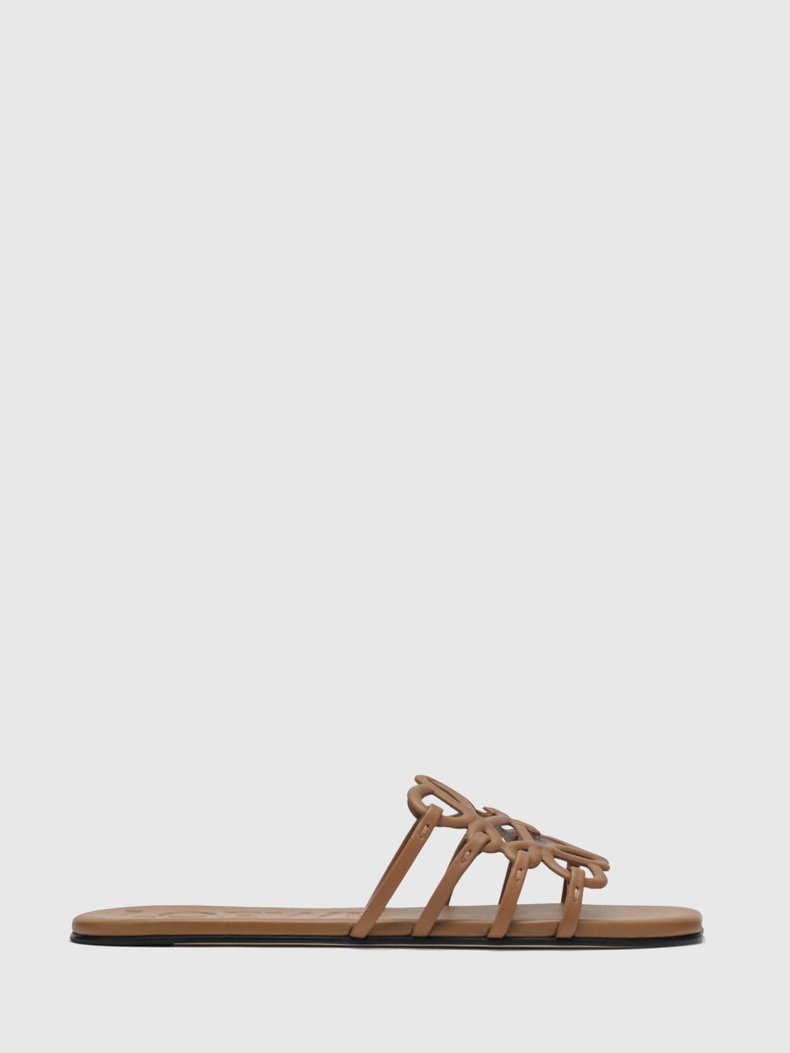 Loewe Heeled Sandal Woman color Camel