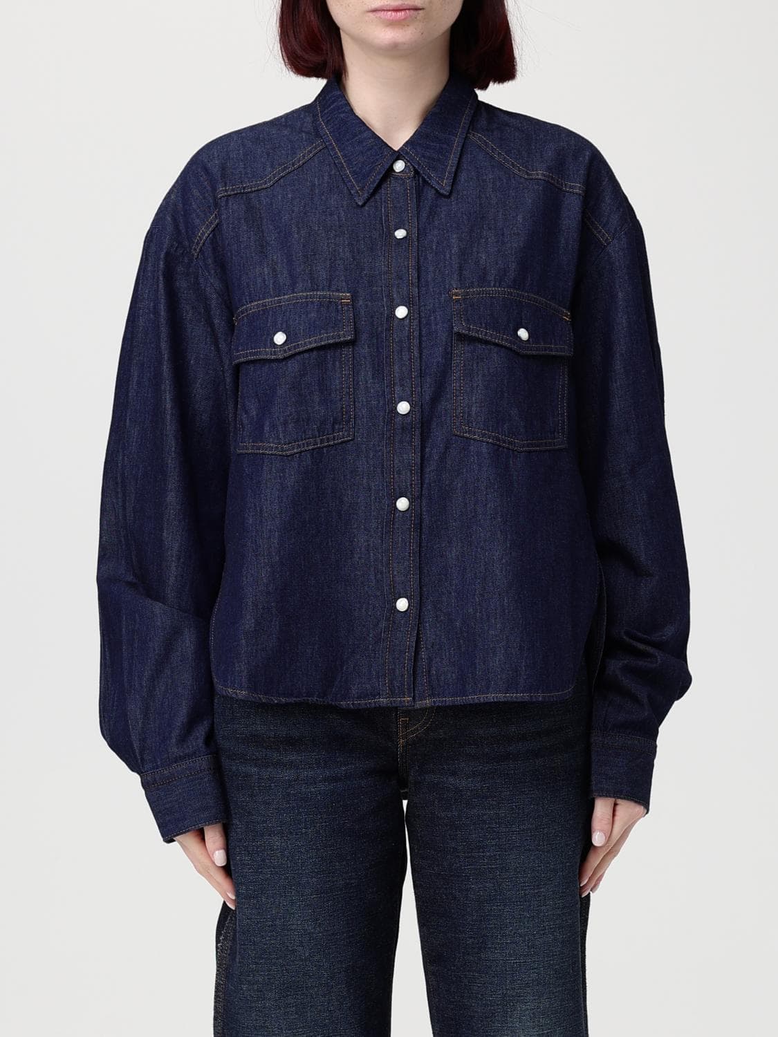 Khaite Shirt Woman color Blue