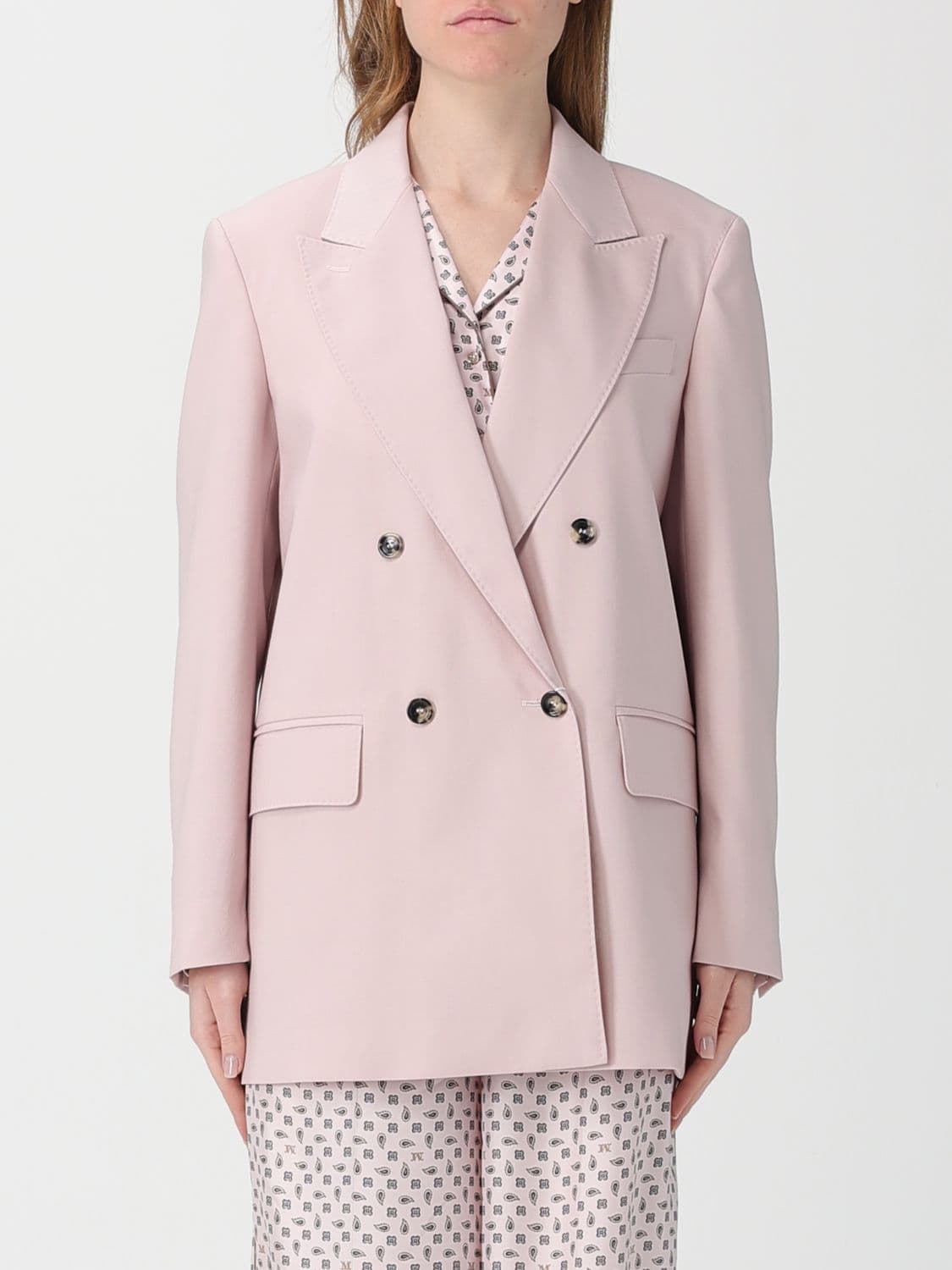 Max Mara Jacket Woman color Pink