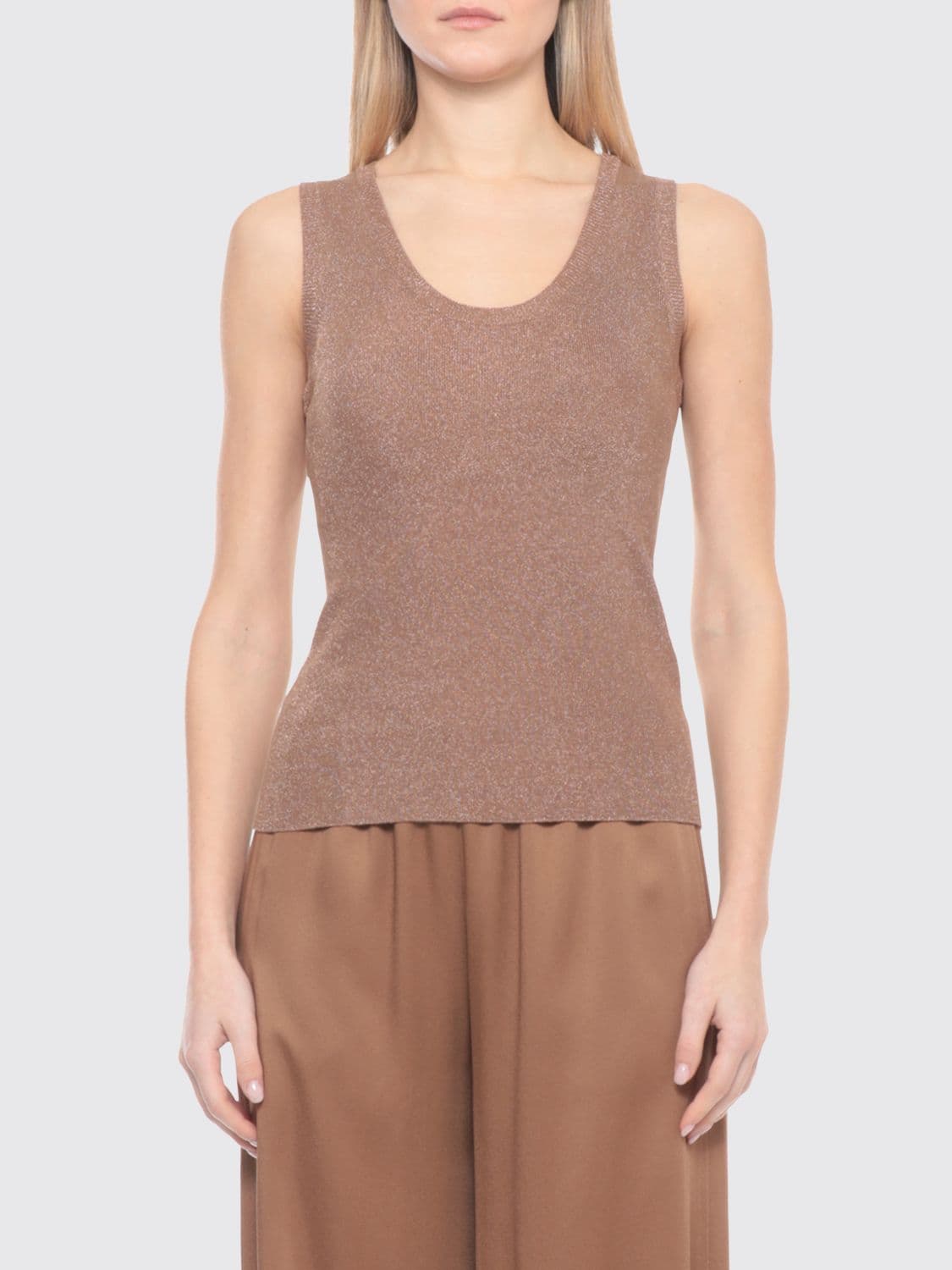 Fabiana Filippi Top Woman color Brown · 40