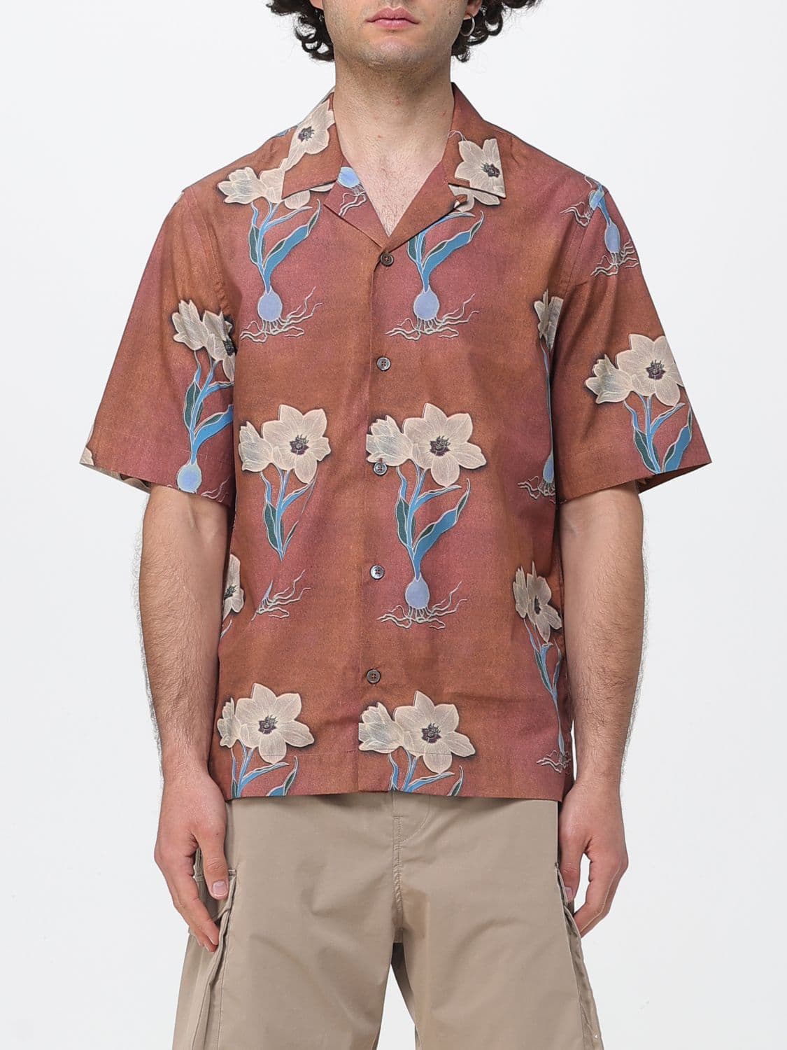 Paul Smith Shirt Men color Orange · XL