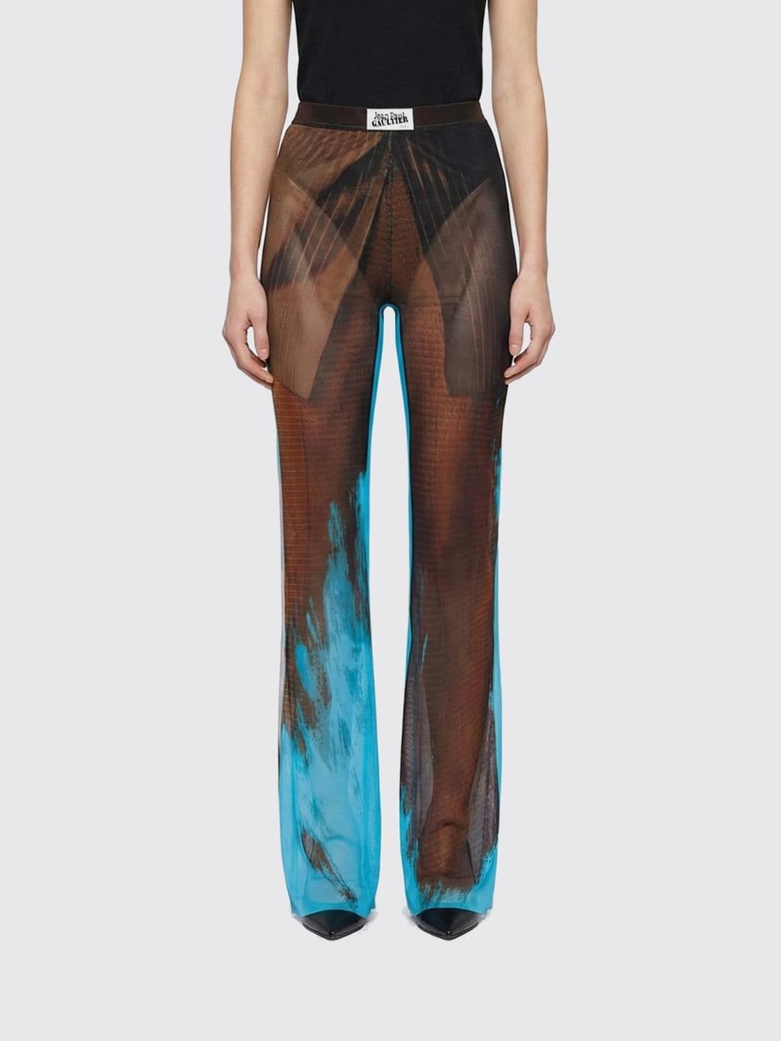 Jean Paul Gaultier Pants Woman color Multicolor