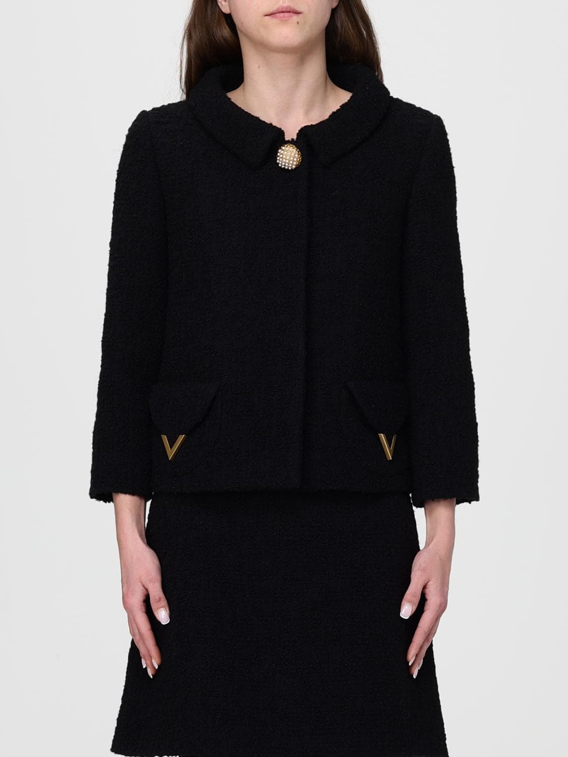 Valentino Jacket Woman color Black