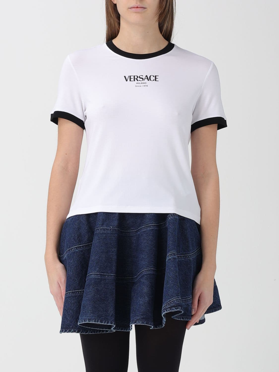 Versace T-Shirt Woman color White