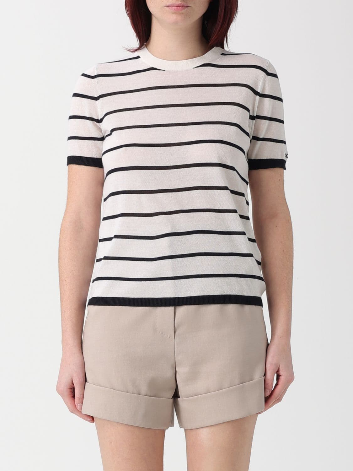 Max Mara T-Shirt Woman color Ivory