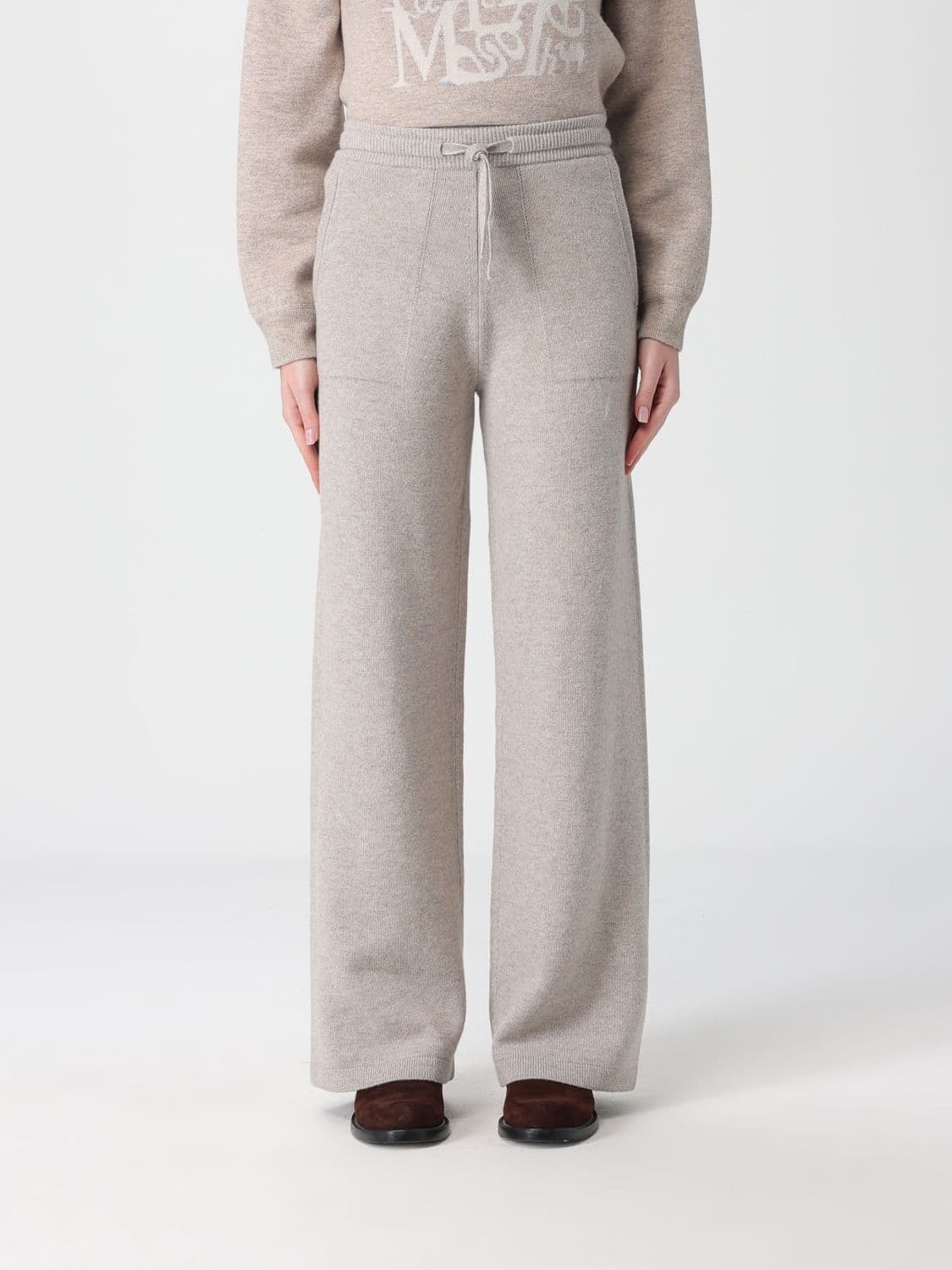 's Max Mara Pants Woman color Beige
