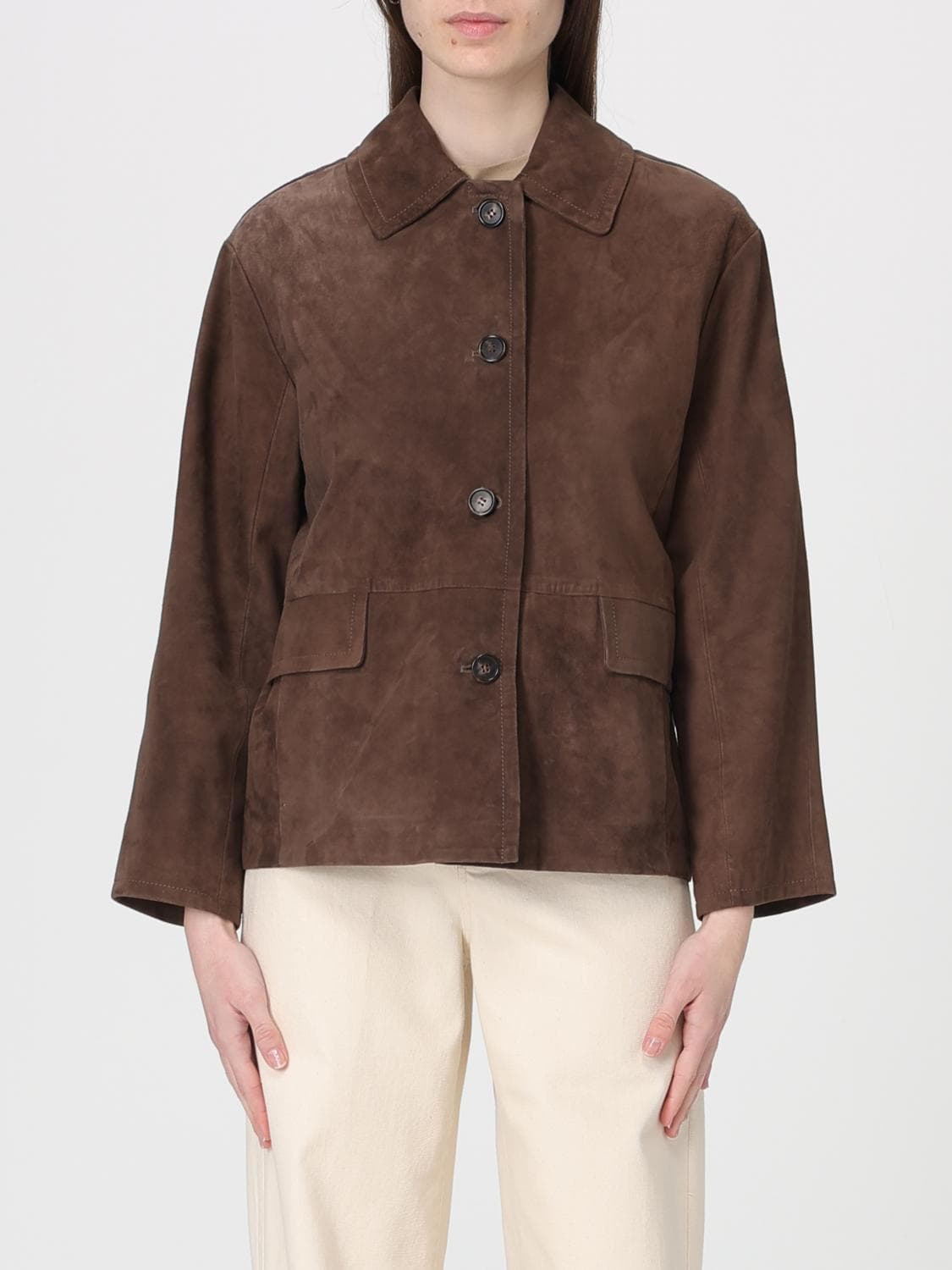 's Max Mara Jacket Woman color Brown