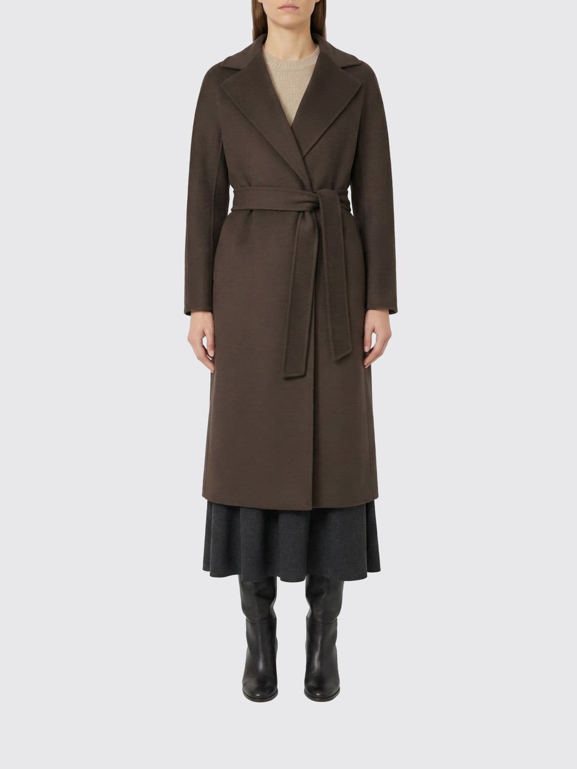 's Max Mara Coat Woman color Brown