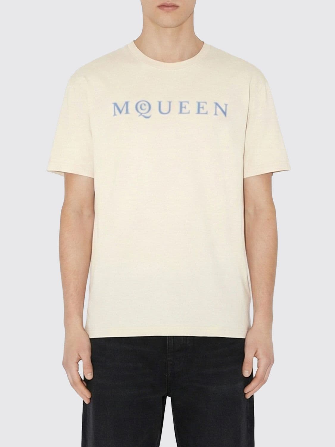 Mcqueen T-Shirt Men color Blue