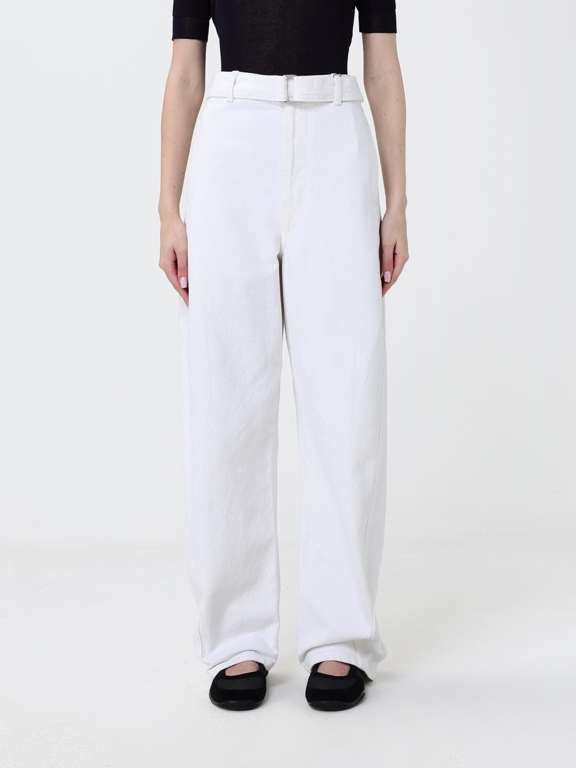 Lemaire Jeans Woman color White · S