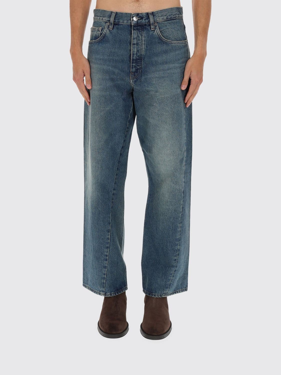 Sunflower Jeans Men color Denim