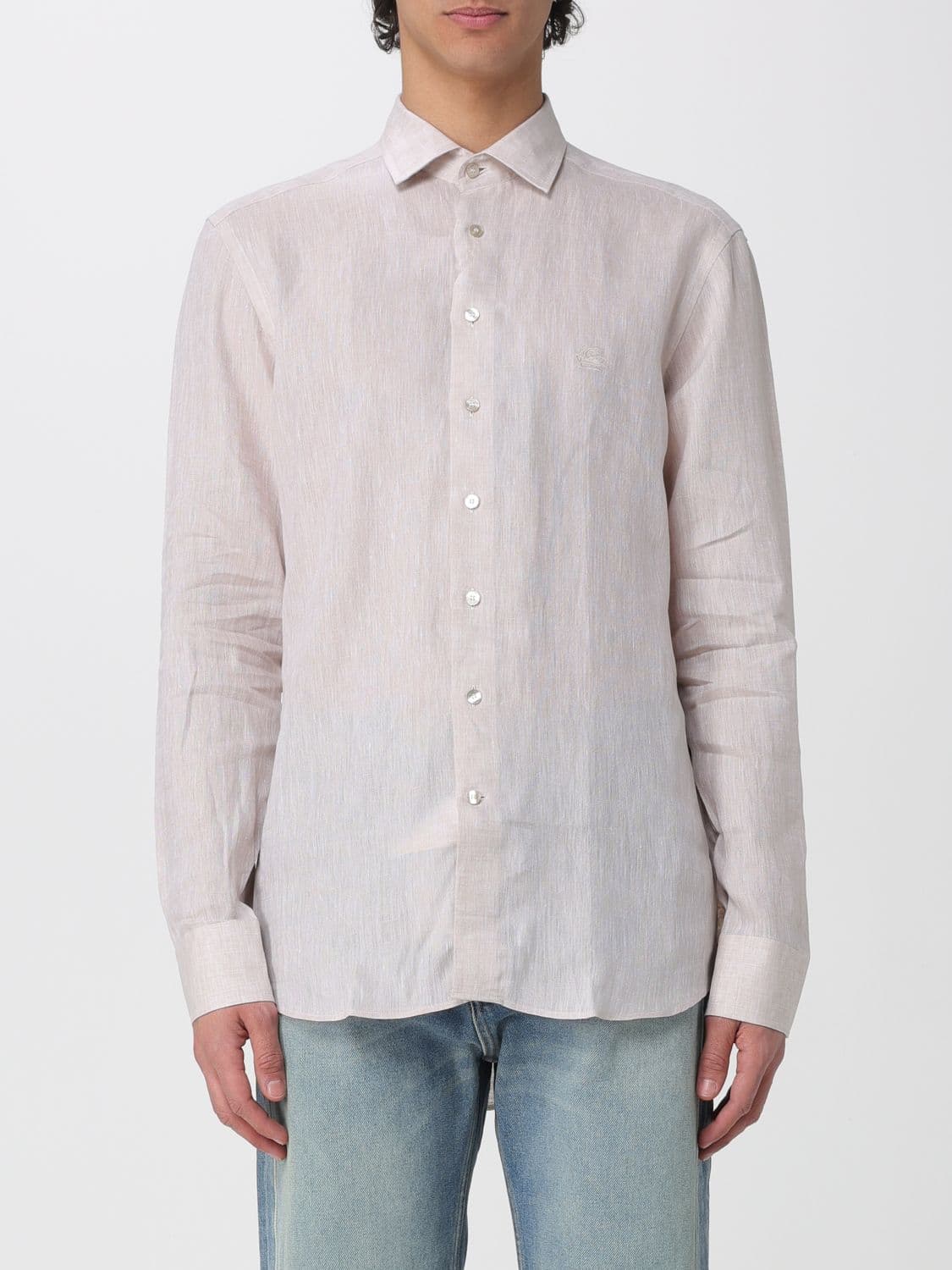 Etro Shirt Men color Beige