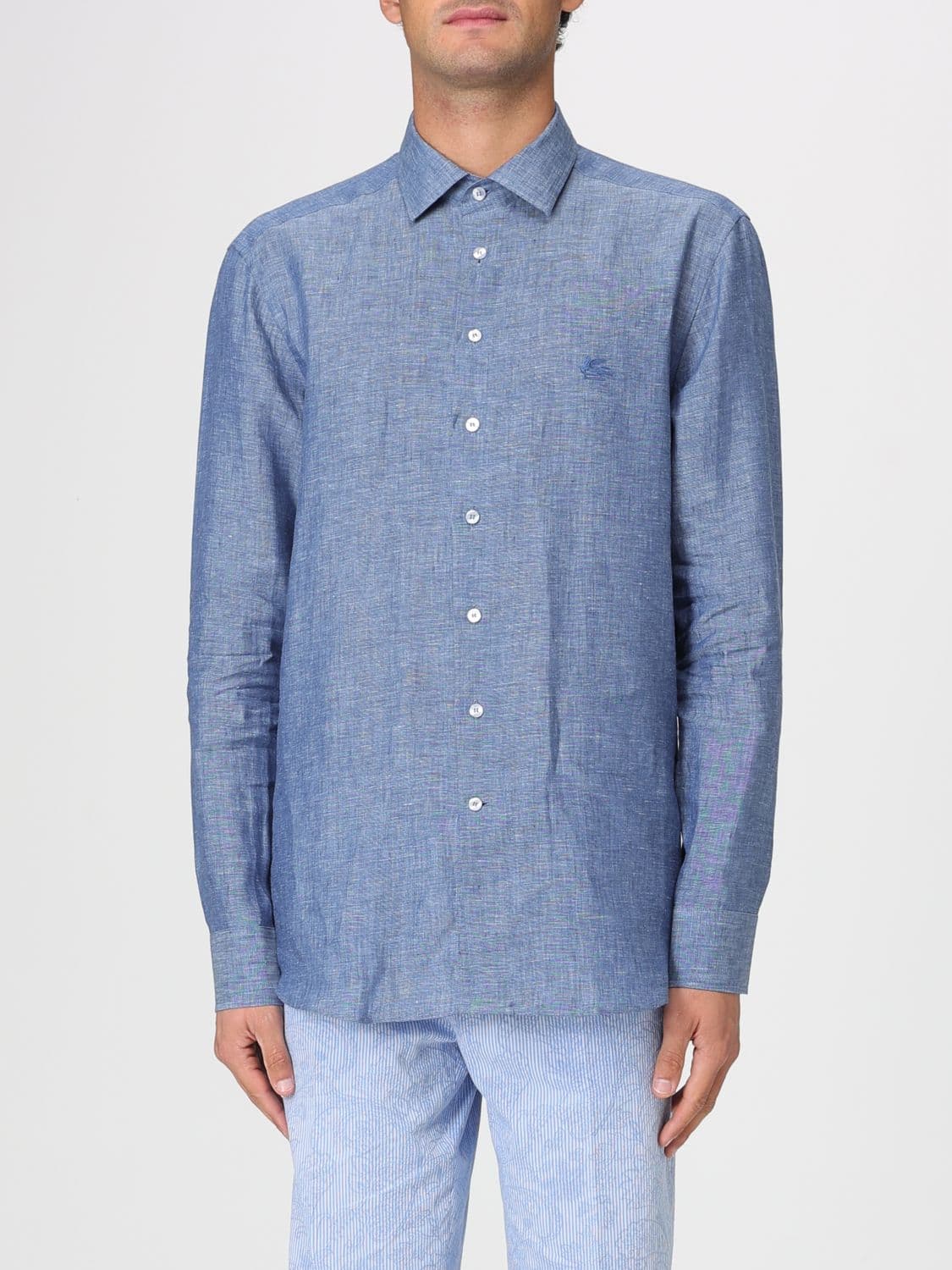 Etro Shirt Men color Navy