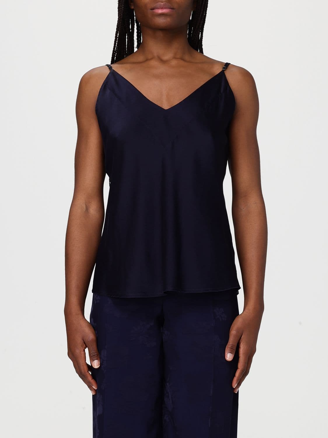 Forte Forte Top Woman color Blue