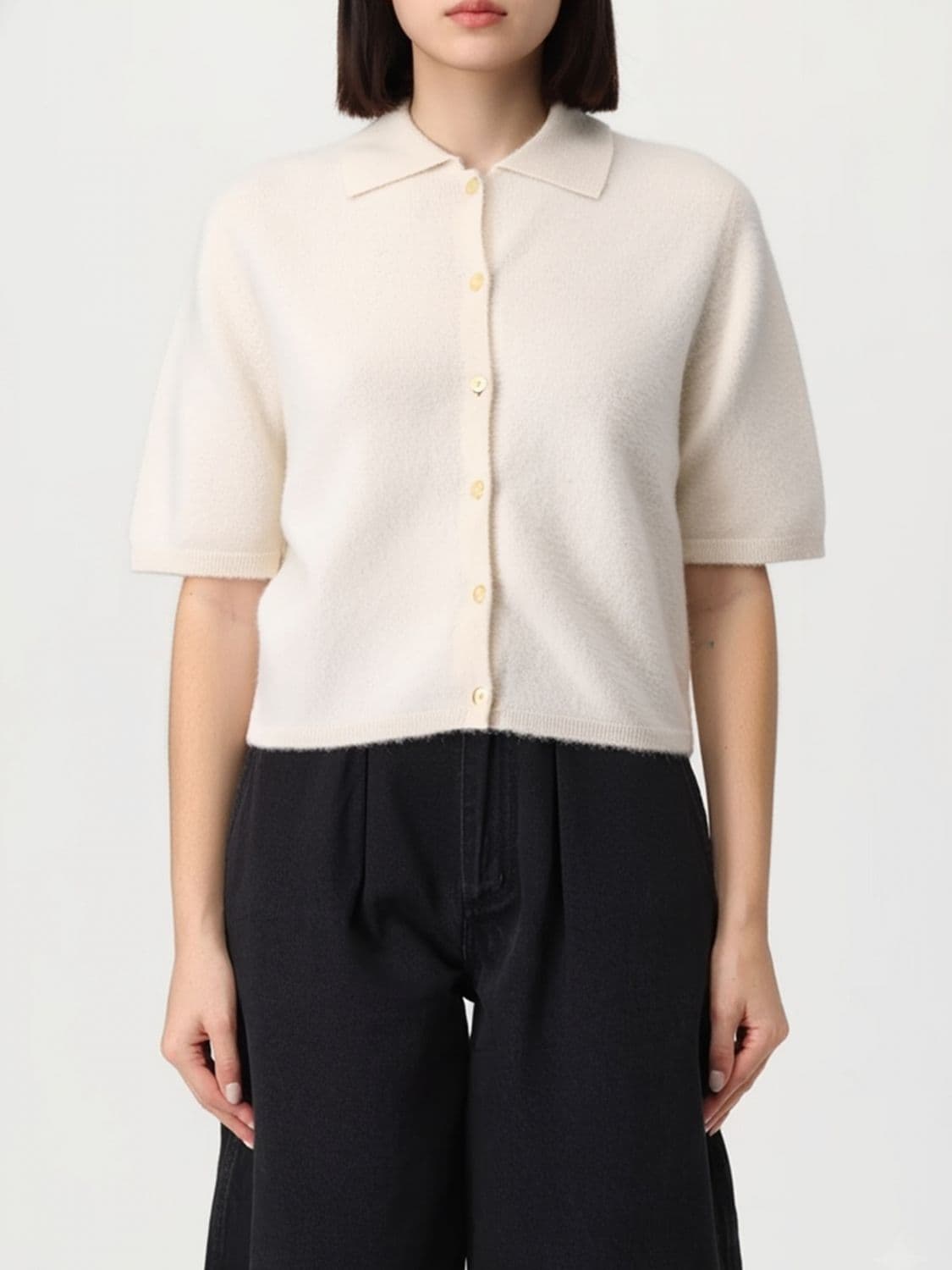 Theory Sweater Woman color Ivory