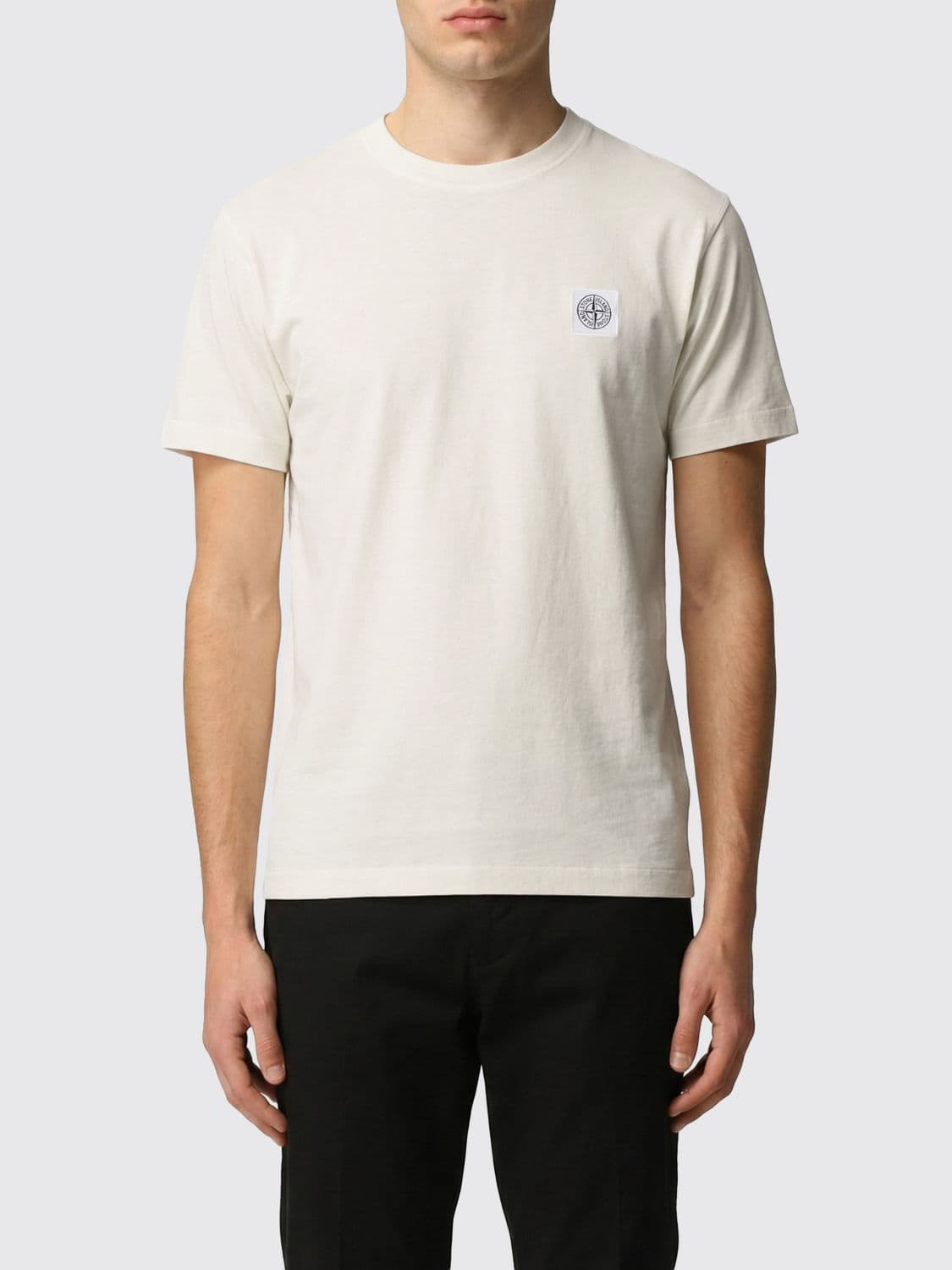 Stone Island T-Shirt Men color Ivory
