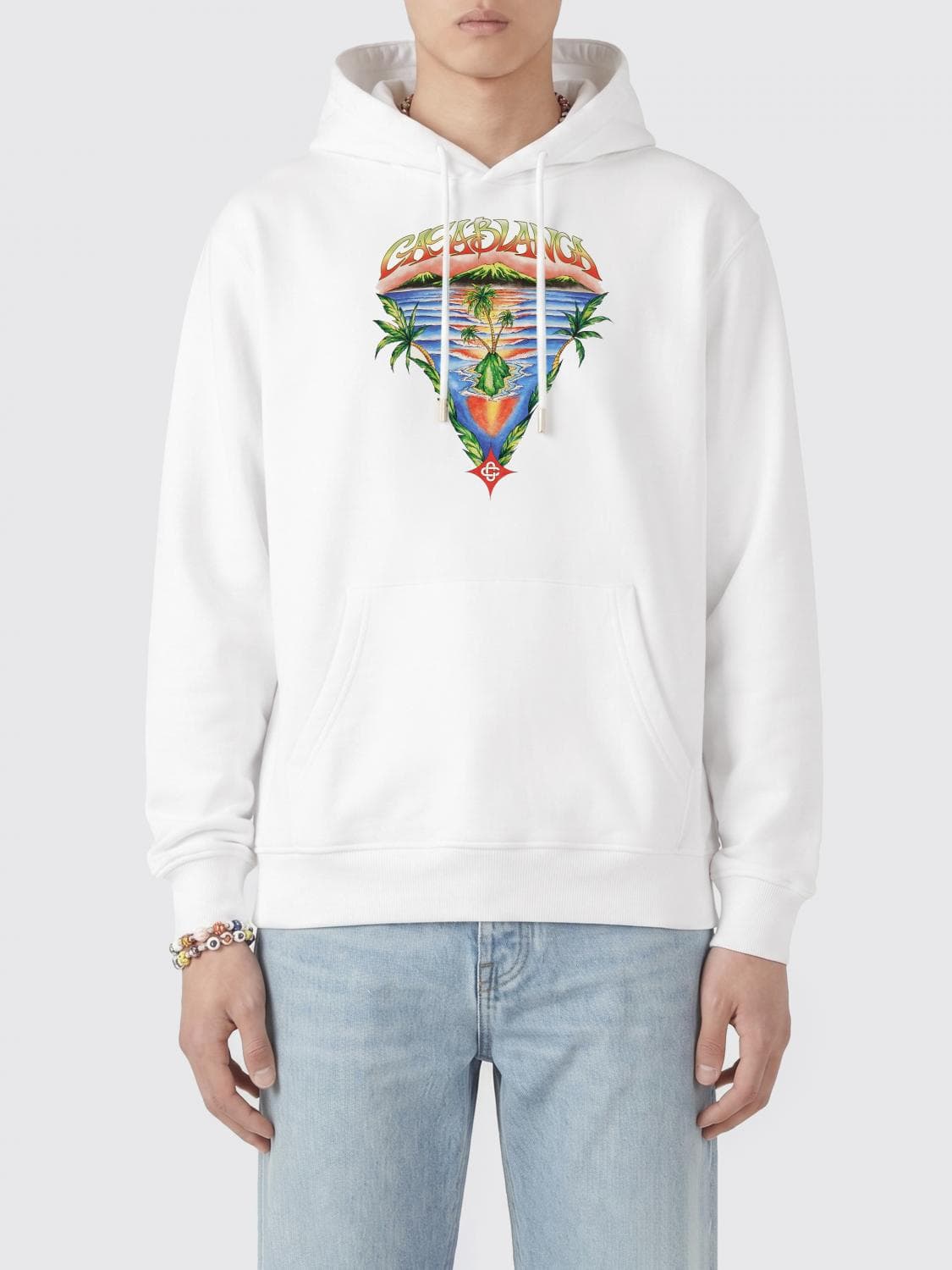 Casablanca Sweatshirt Men color White 1