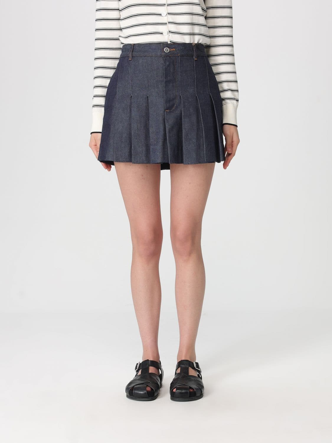 A.p.c. A. P.C. Skirt Woman color Blue