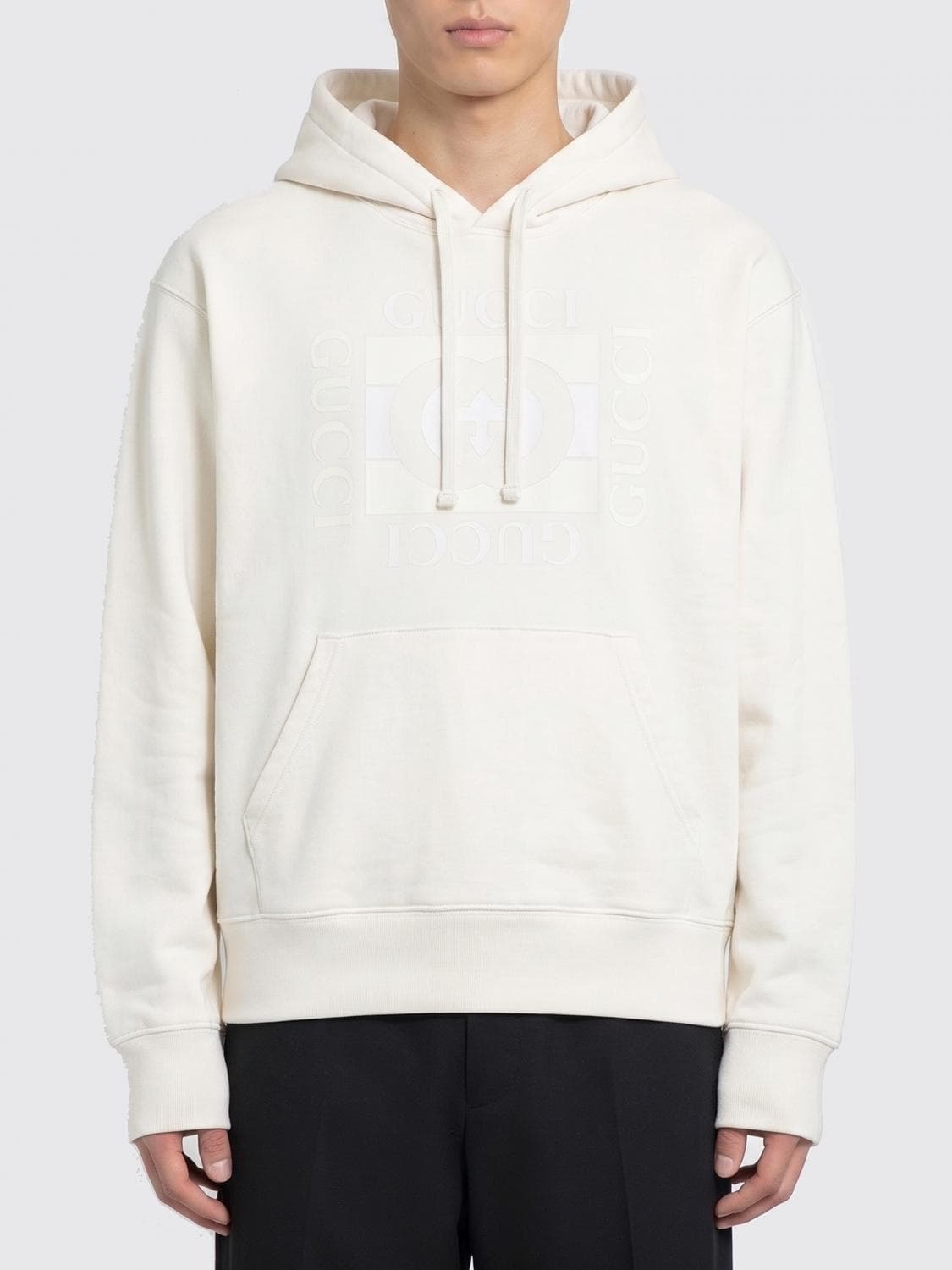 Gucci Sweatshirt Men color White · S