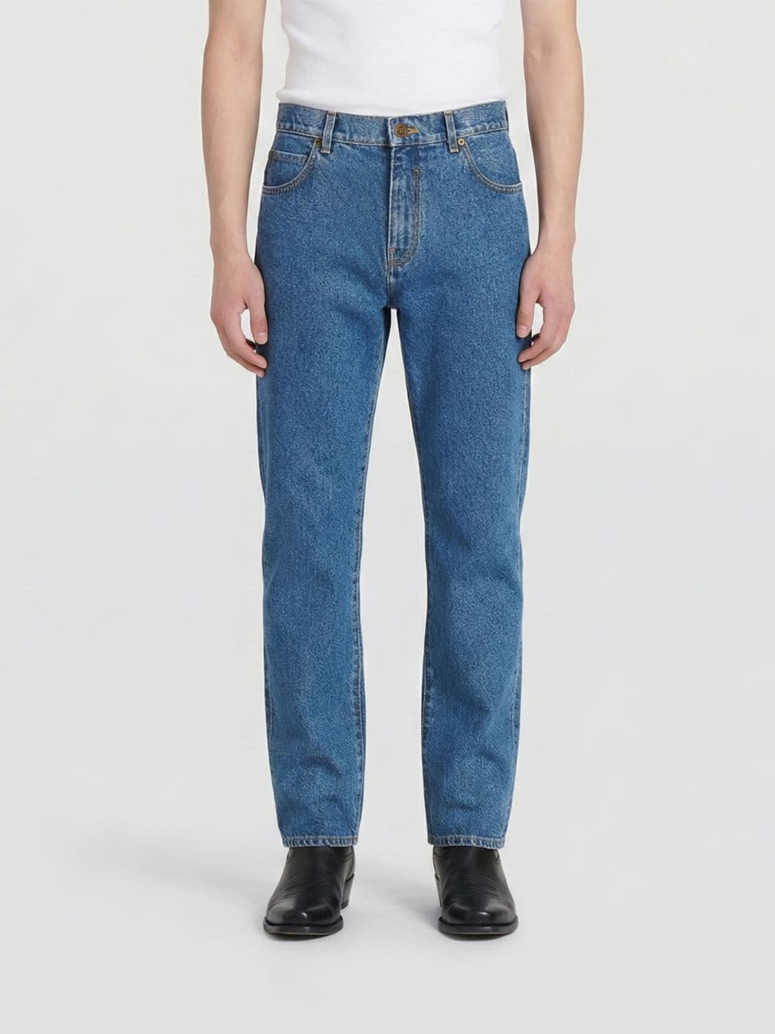 Balmain Jeans Men color Blue