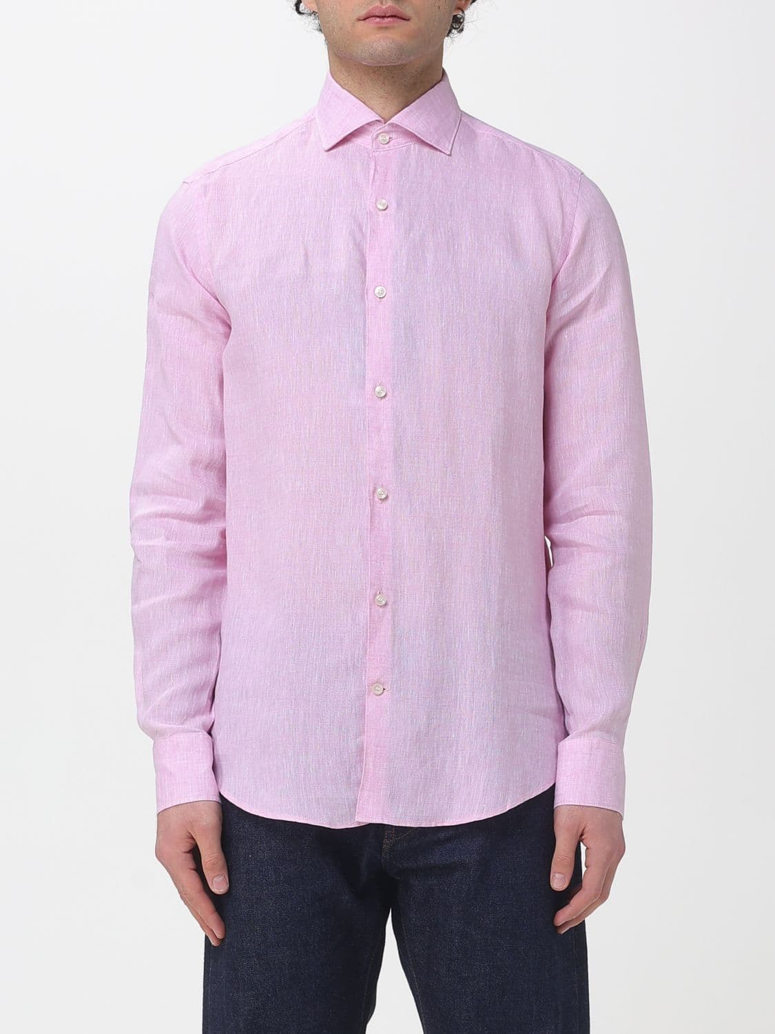 Paul & Shark Shirt Men color Pink