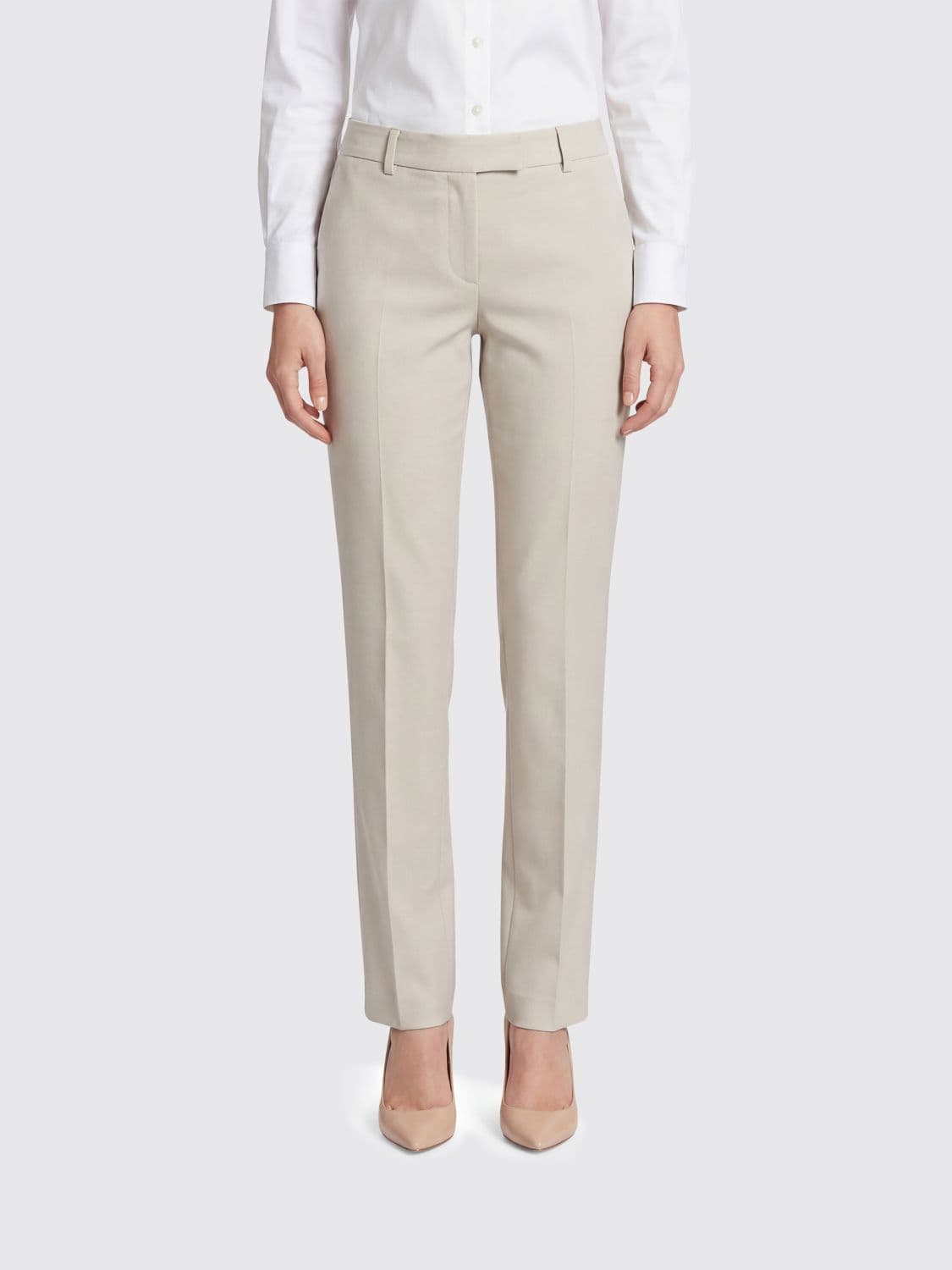 The Attico Pants Woman color Dove Grey