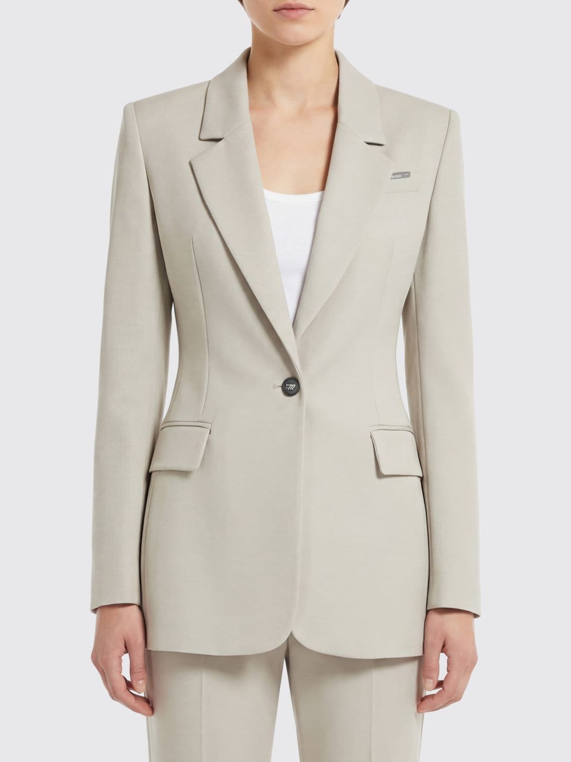 The Attico Jacket Woman color Dove Grey