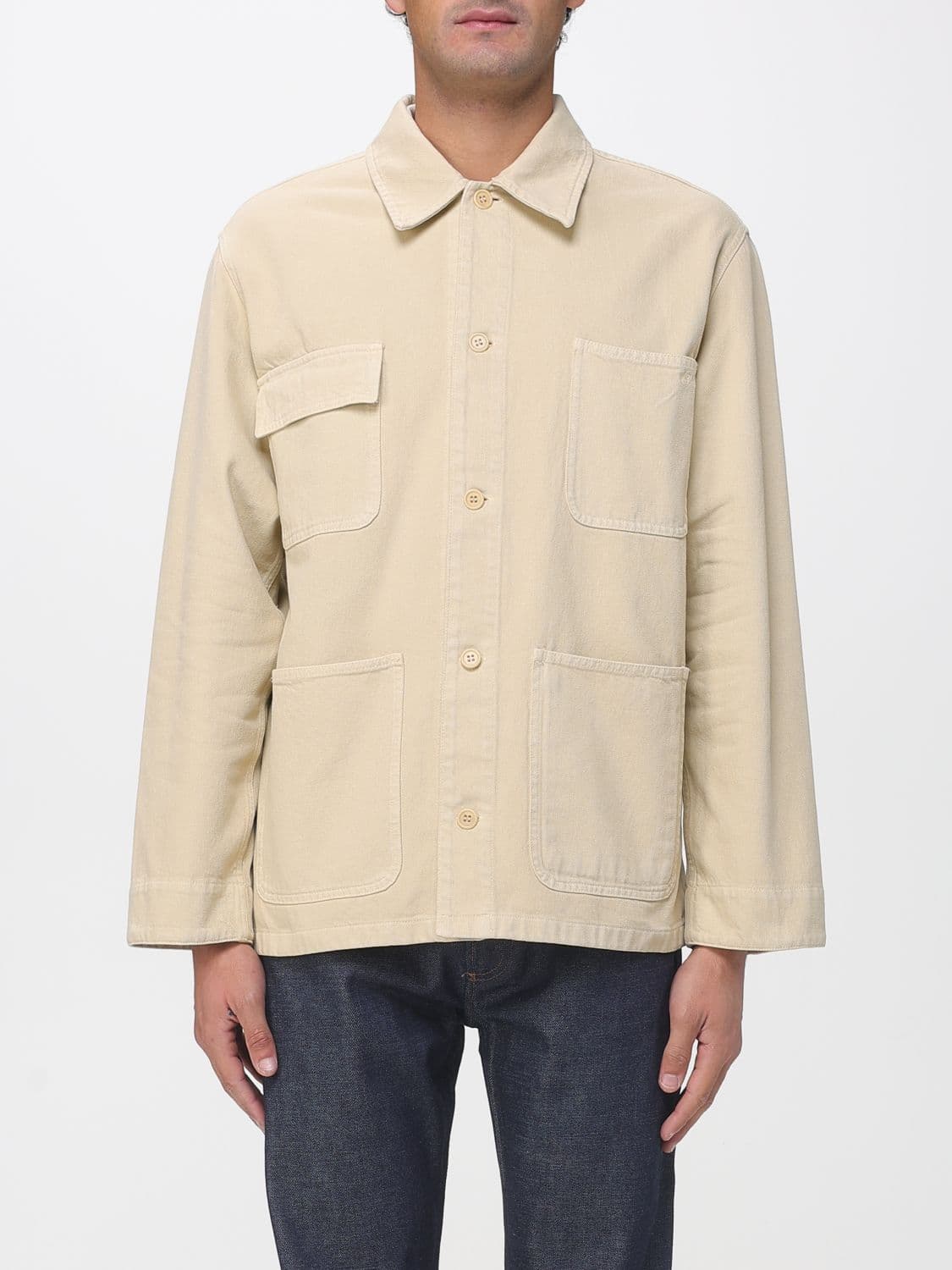 A.p.c. A. P.C. Jacket Men color Sand