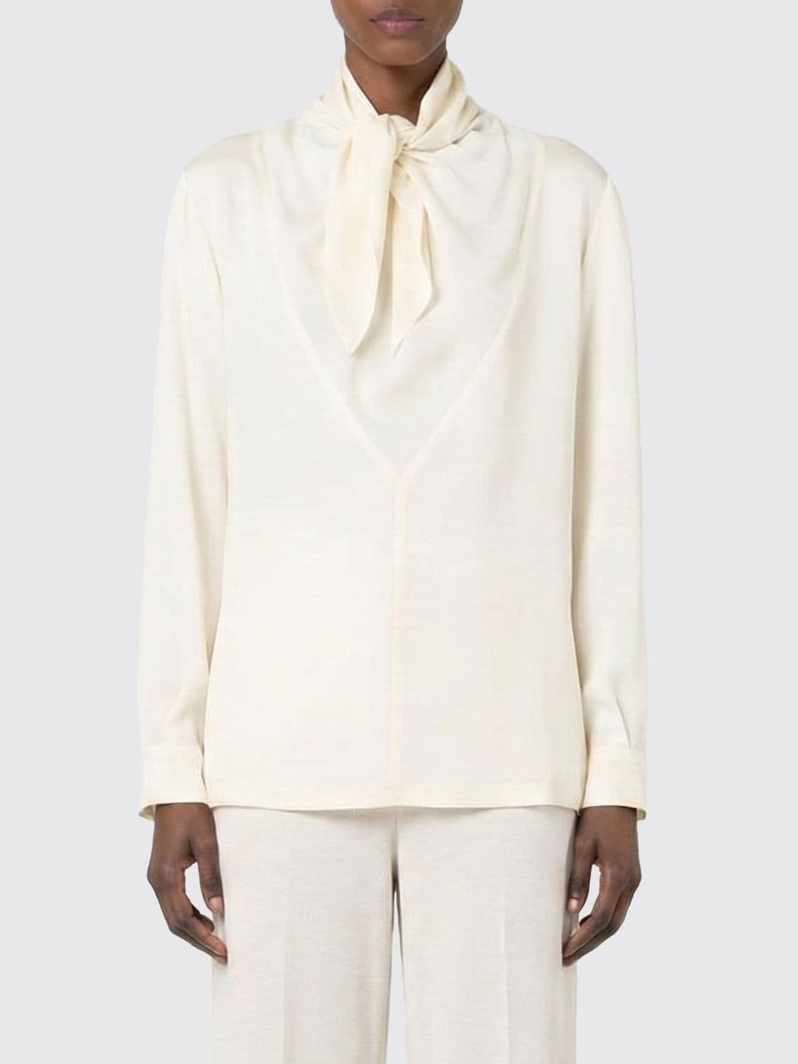 Max Mara Top Woman color White