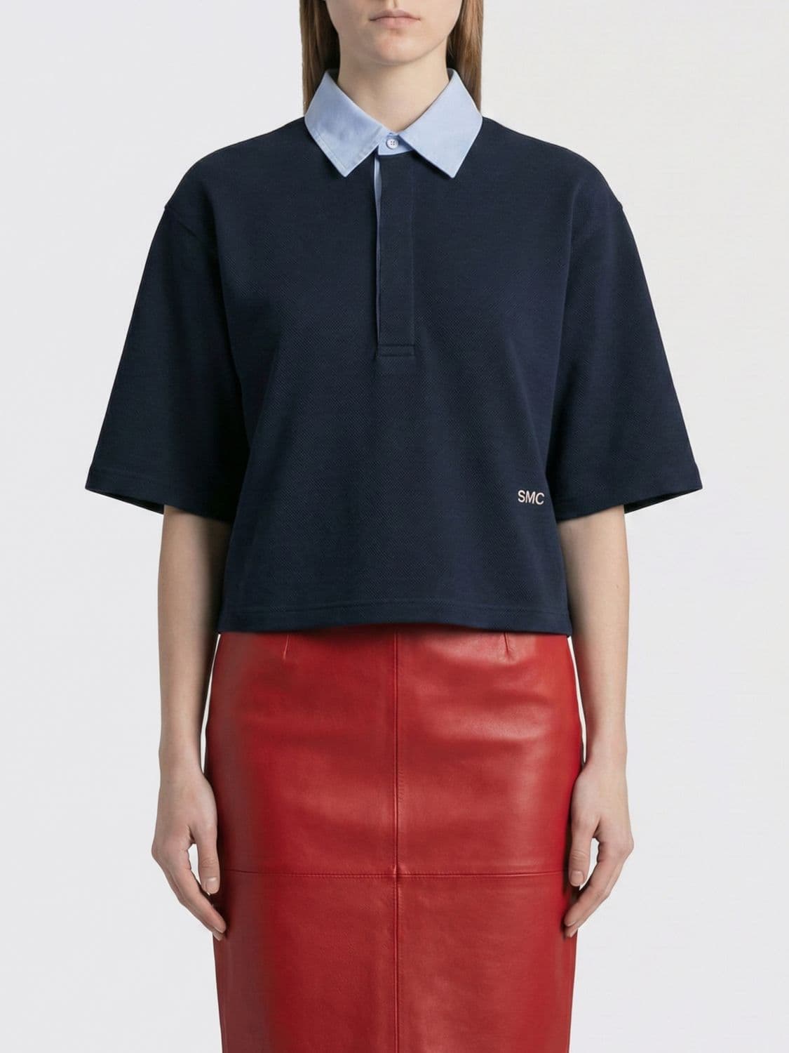 Stella Mccartney Polo Shirt Woman color Blue