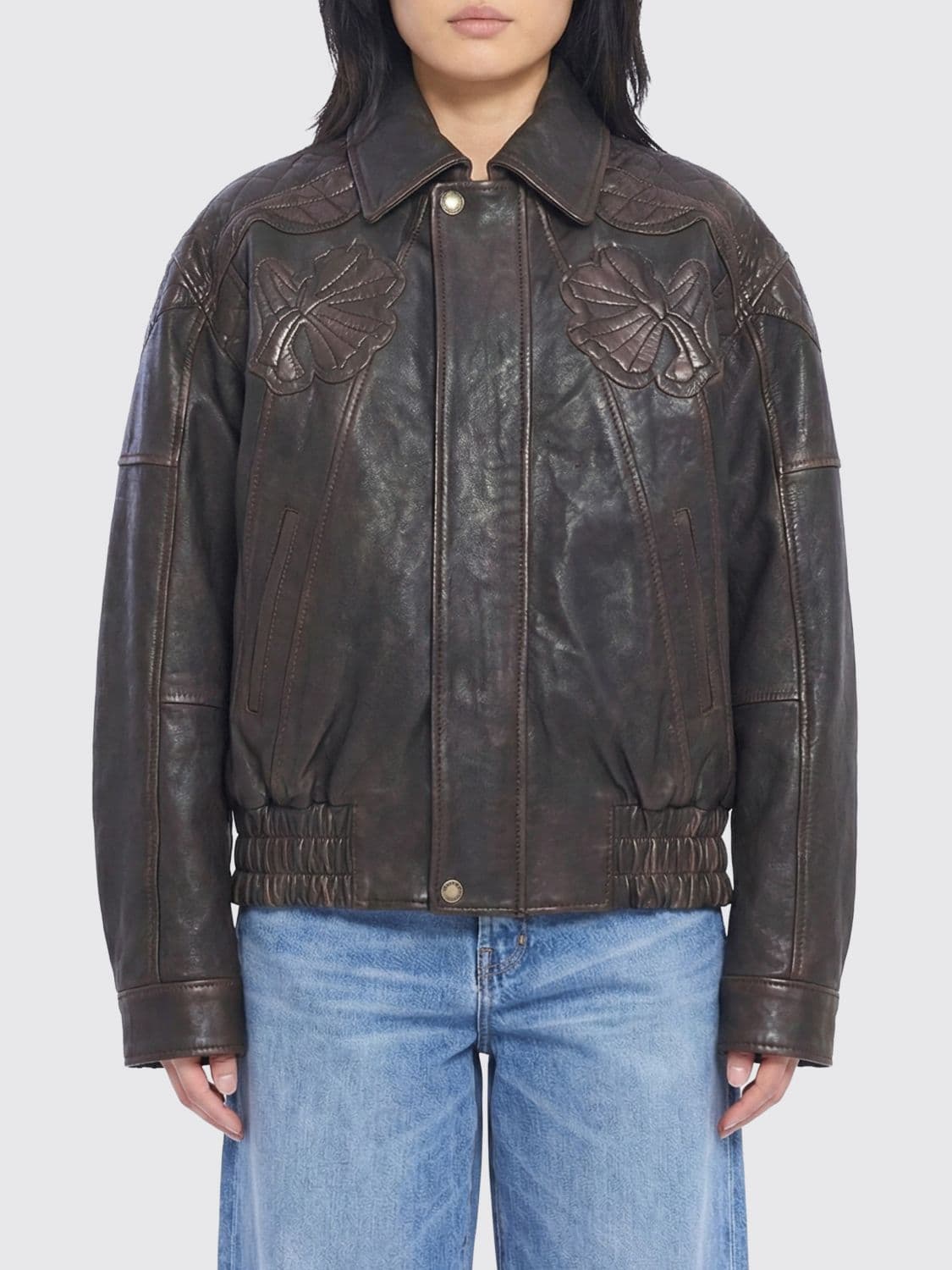 Golden Goose Jacket Woman color Brown