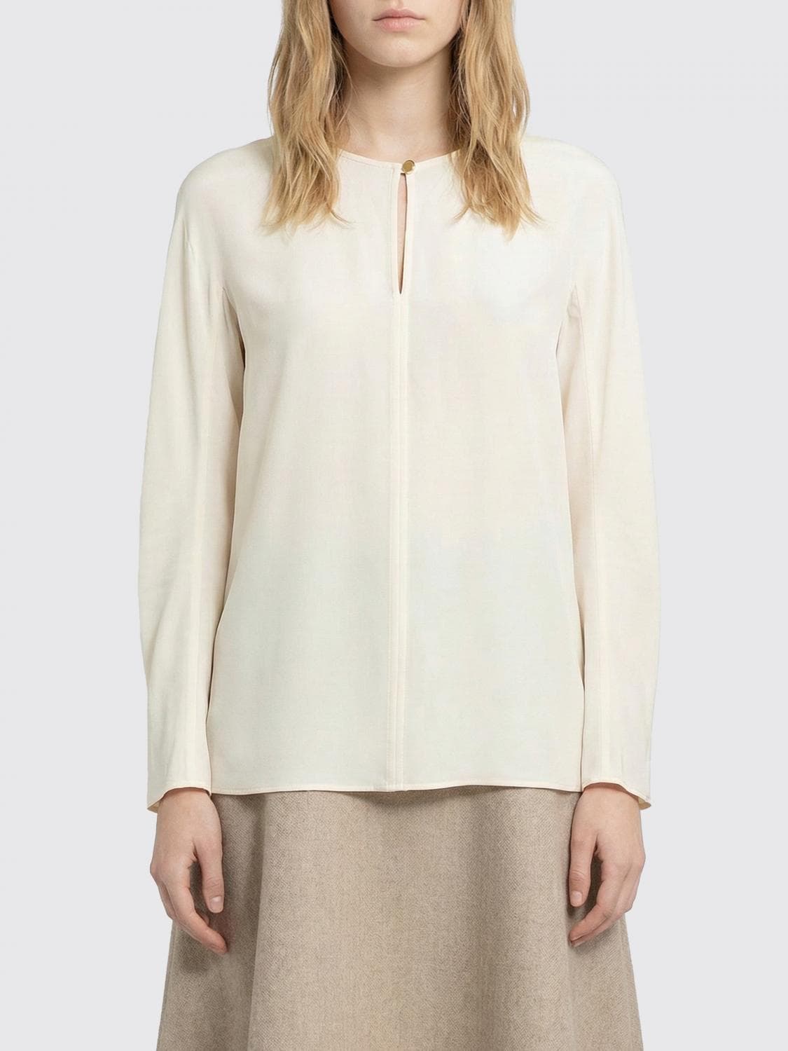 Max Mara Pure Top Woman color White
