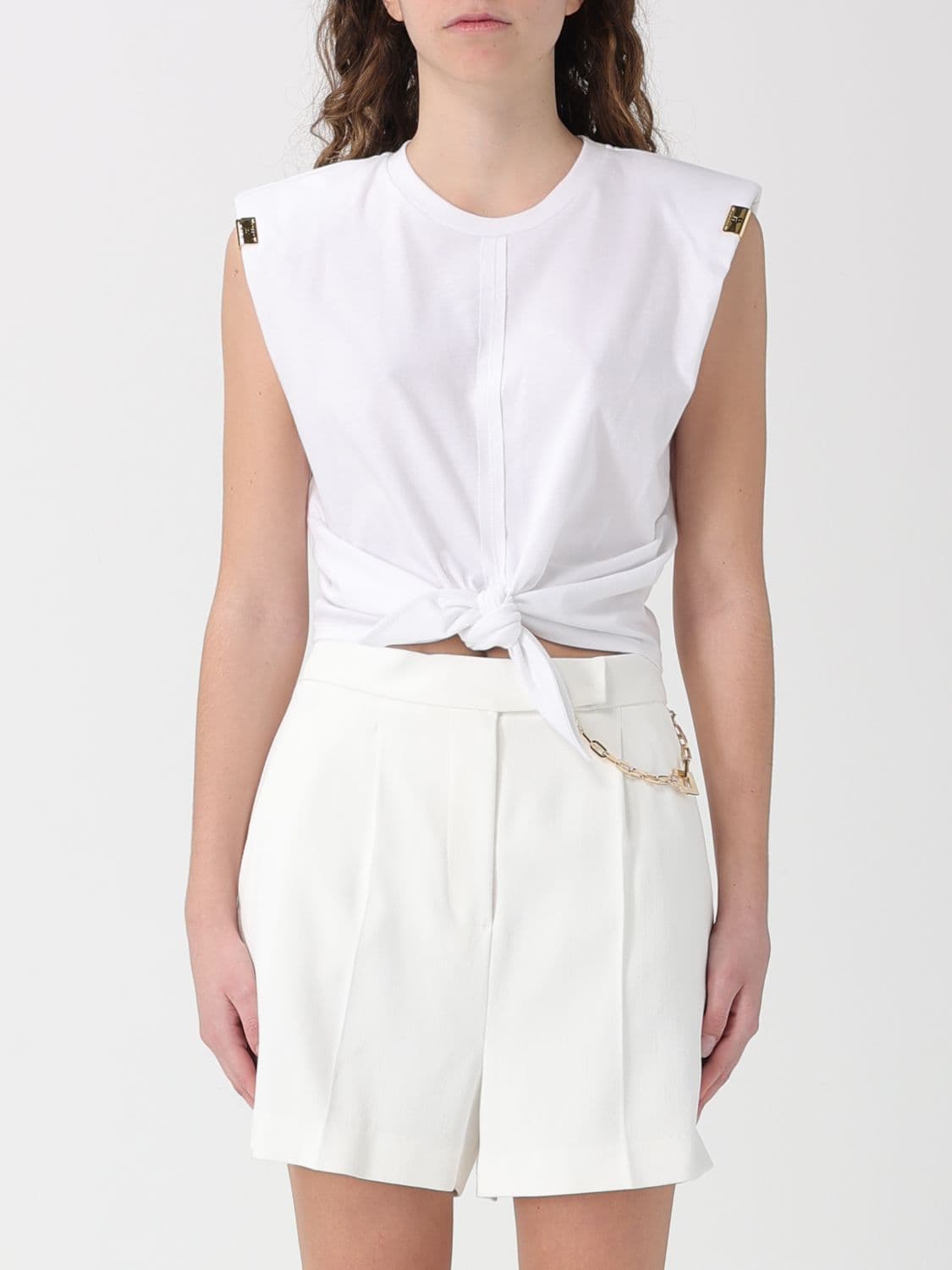Elisabetta Franchi Top Woman color White
