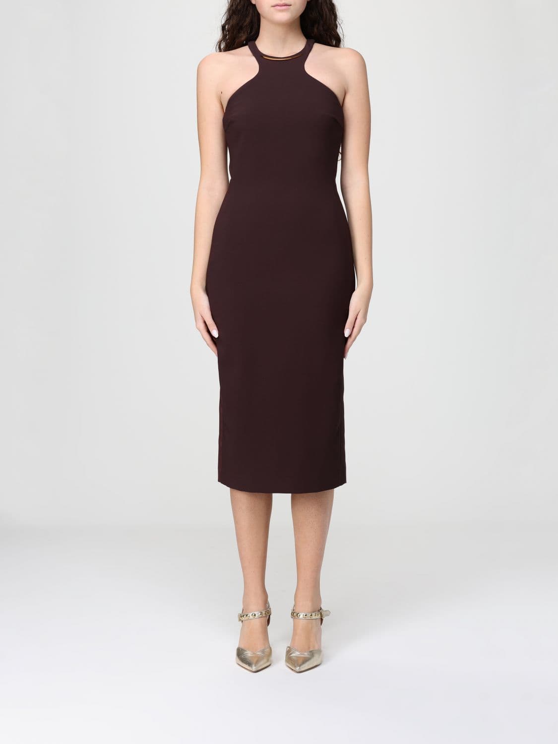 Elisabetta Franchi Dress Woman color Brown