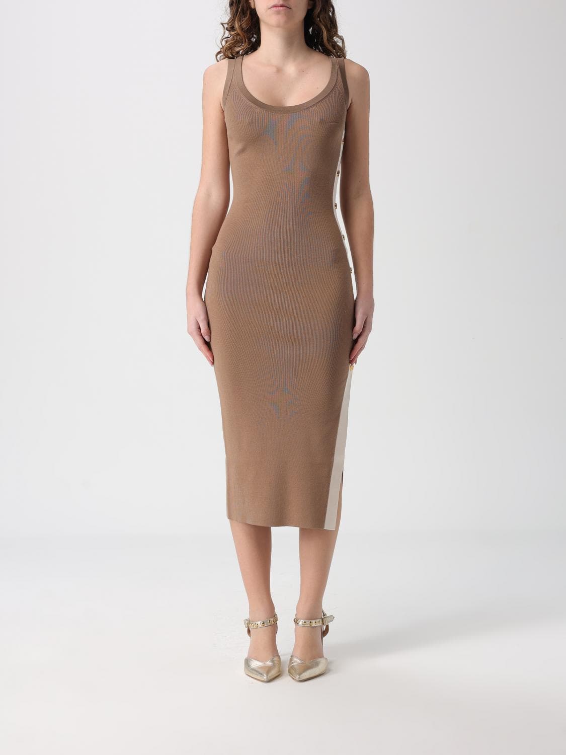 Elisabetta Franchi Dress Woman color Beige
