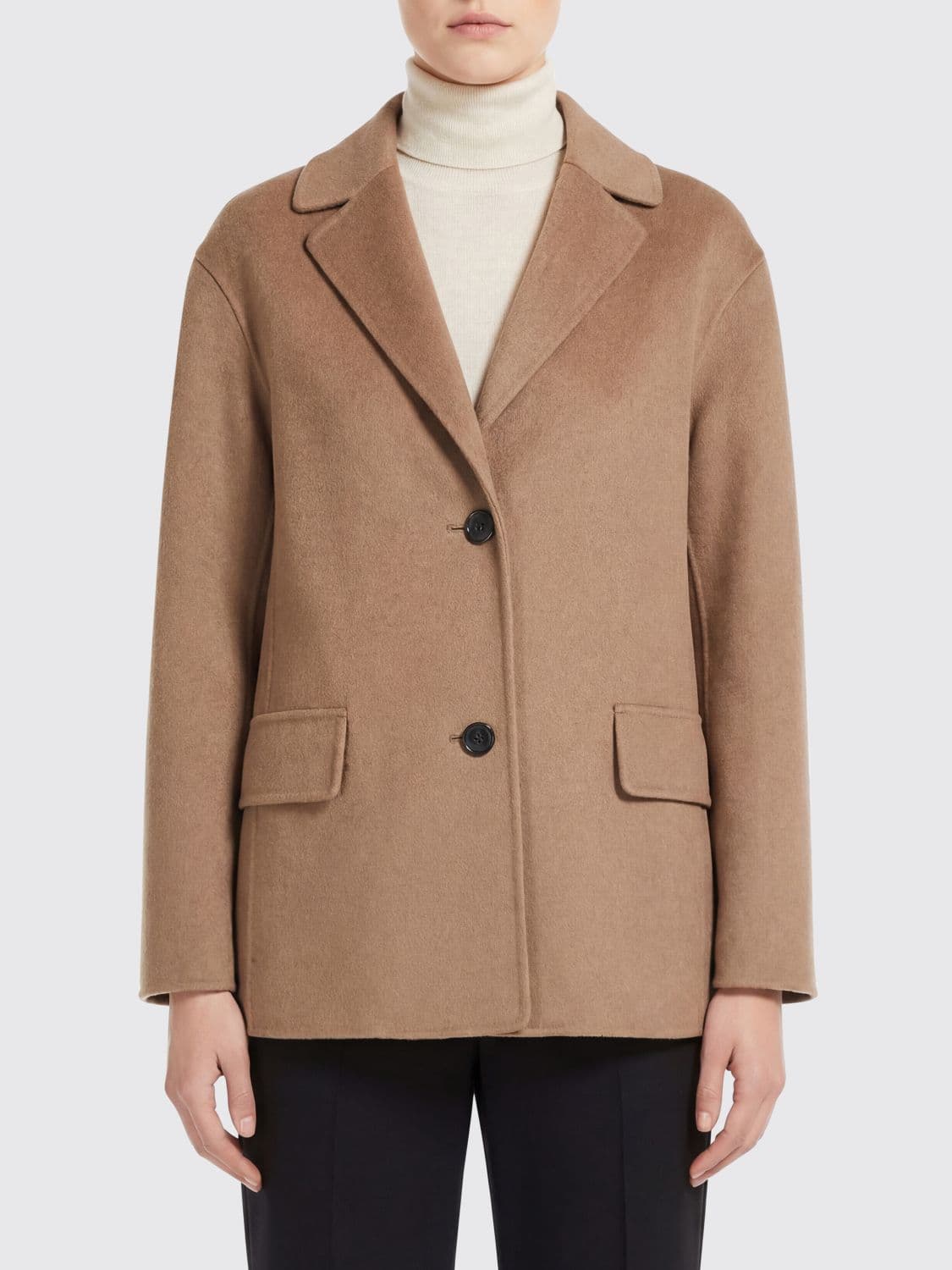 's Max Mara Coat Woman color Camel