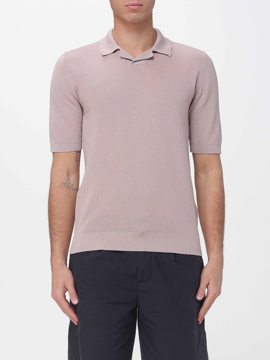 Eleventy Polo Shirt Men color Dust