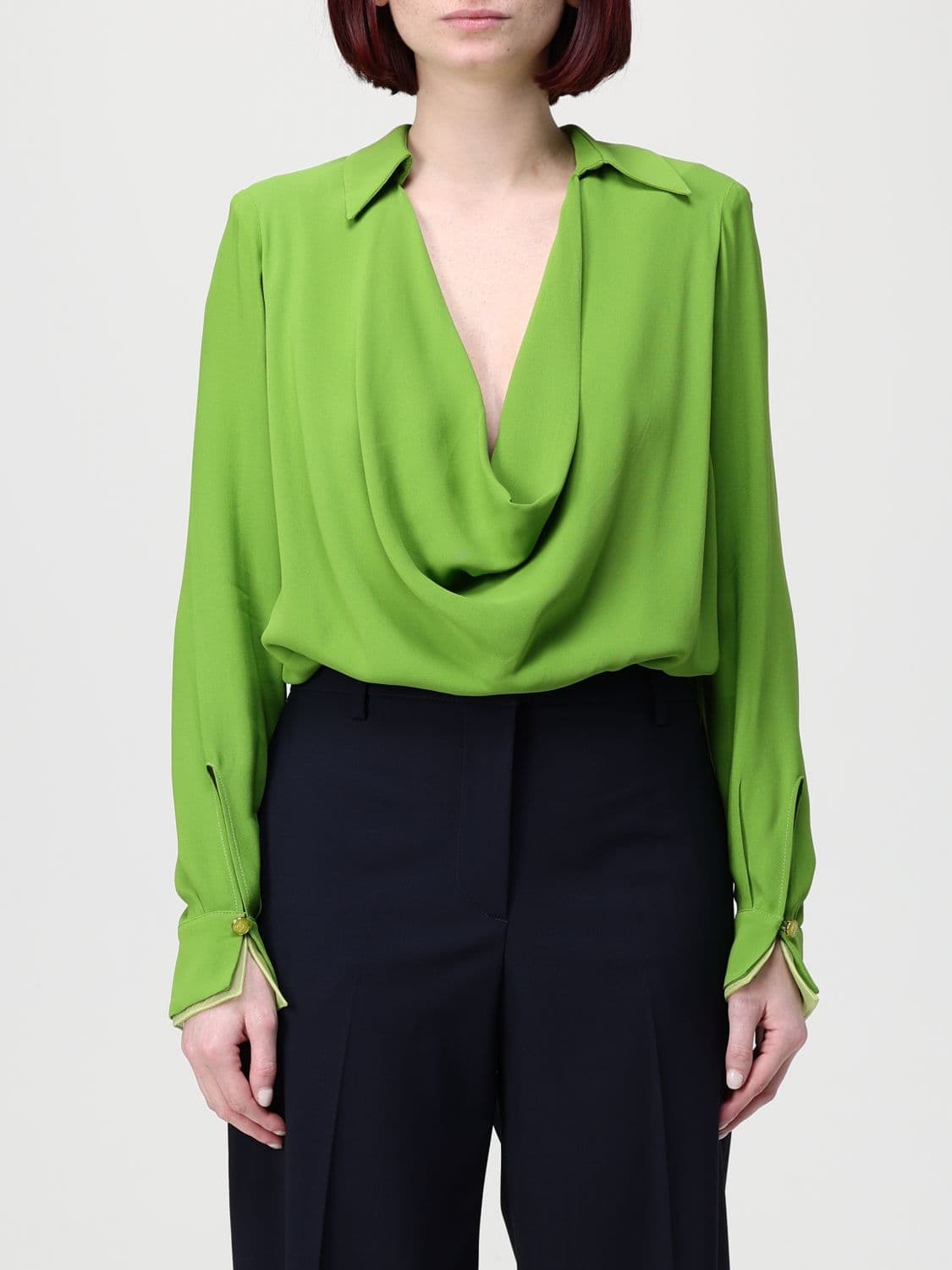 Elisabetta Franchi Top Woman color Green