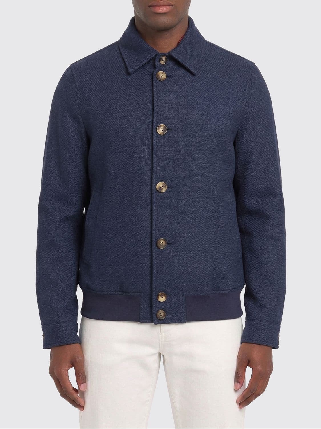 Brunello Cucinelli Jacket Men color Navy
