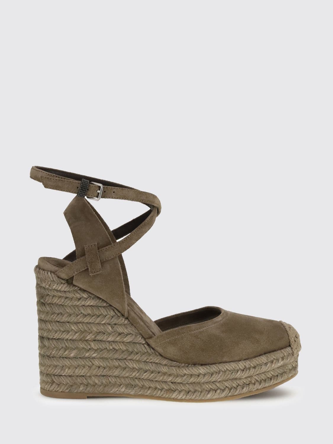 Brunello Cucinelli Espadrille Woman color Mud