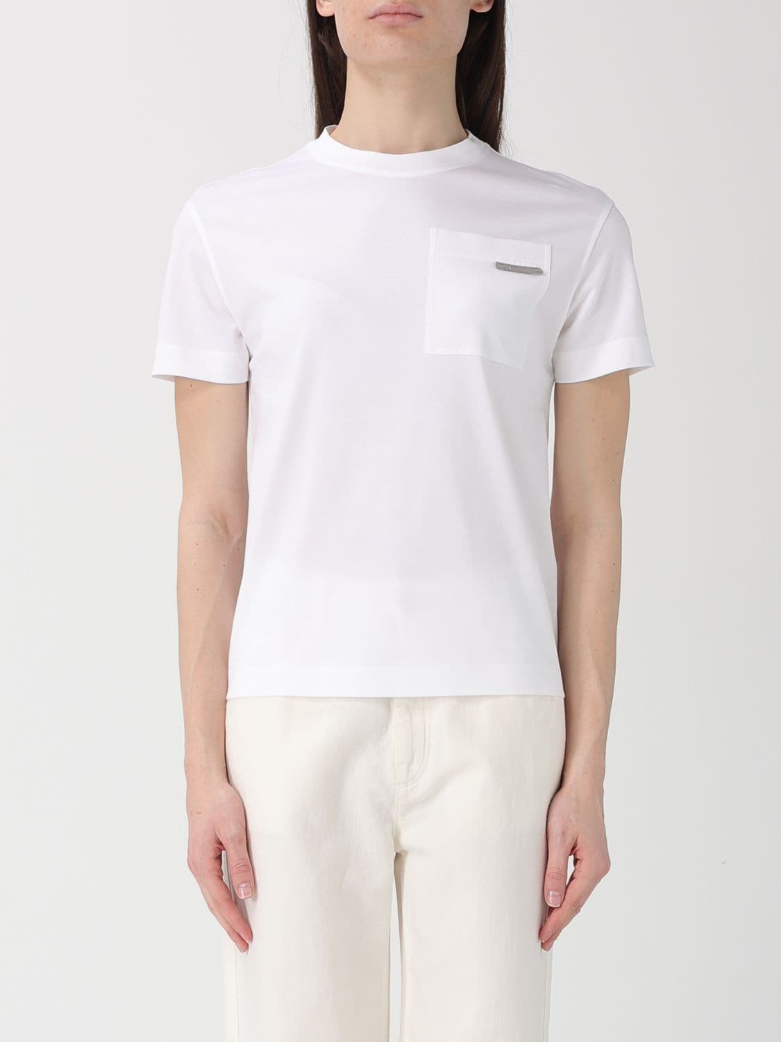 Brunello Cucinelli T-Shirt Woman color White