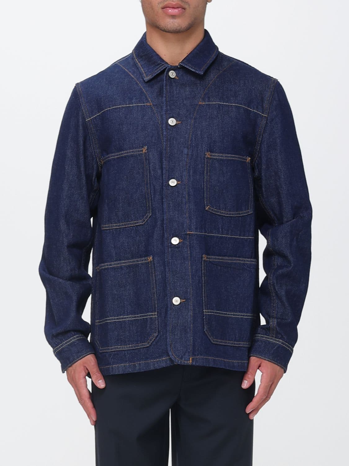 Ps Paul Smith Jacket Men color Blue