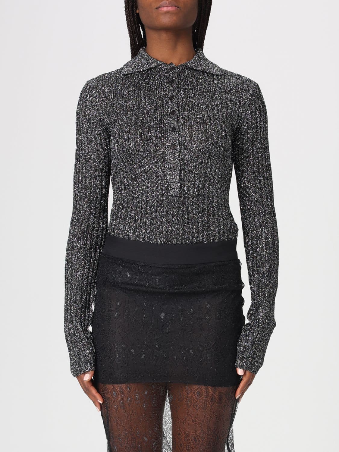 The Frankie Shop Polo Shirt Woman color Black · M