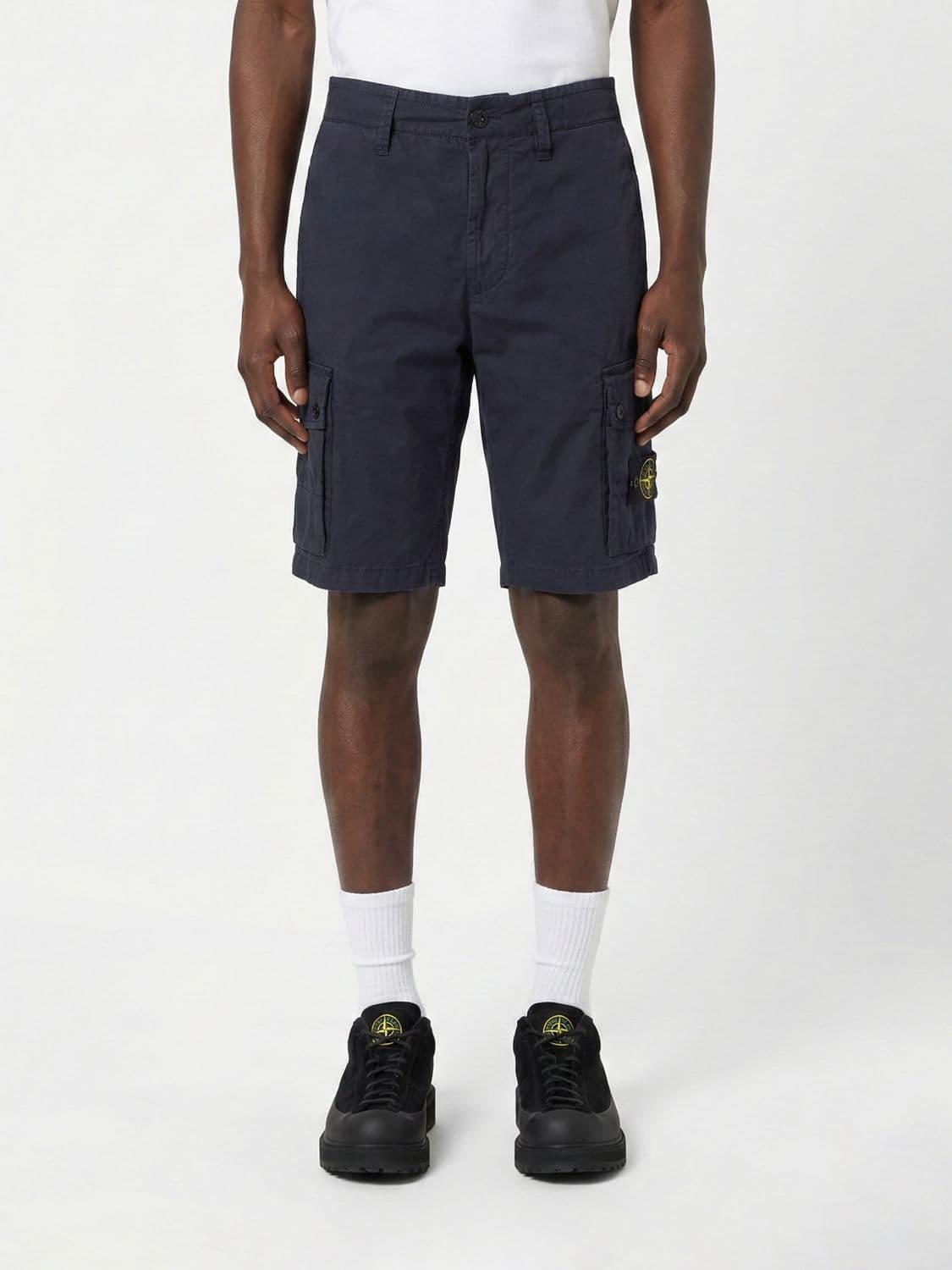 Stone Island Shorts Men color Navy