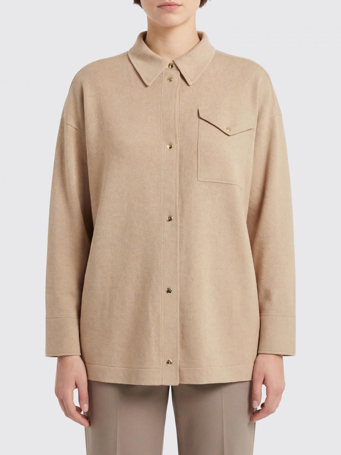 Fabiana Filippi Jacket Woman color Safari