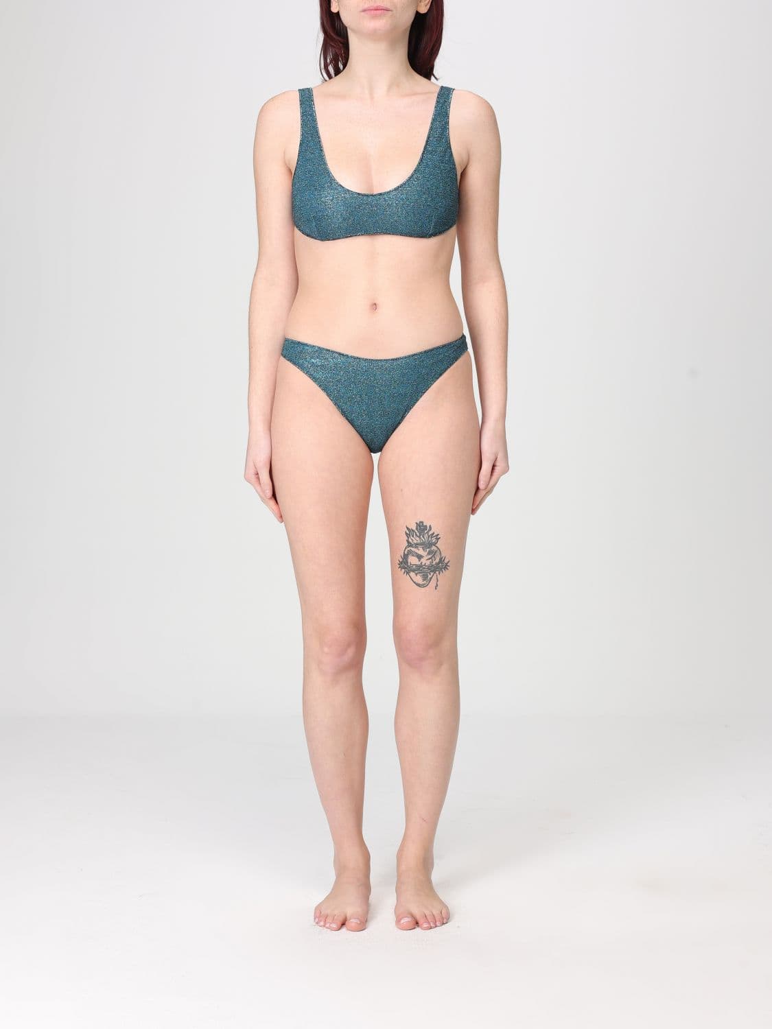 Oséree Swimsuit Woman color Peacock