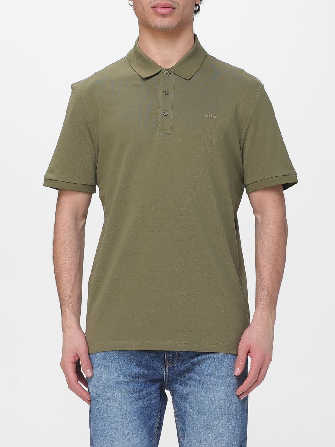 Hugo Polo Shirt Men color Green