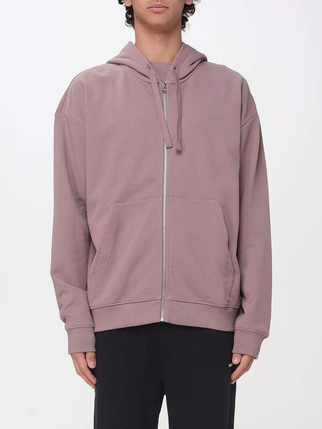 Hugo Sweatshirt Men color Red Purple