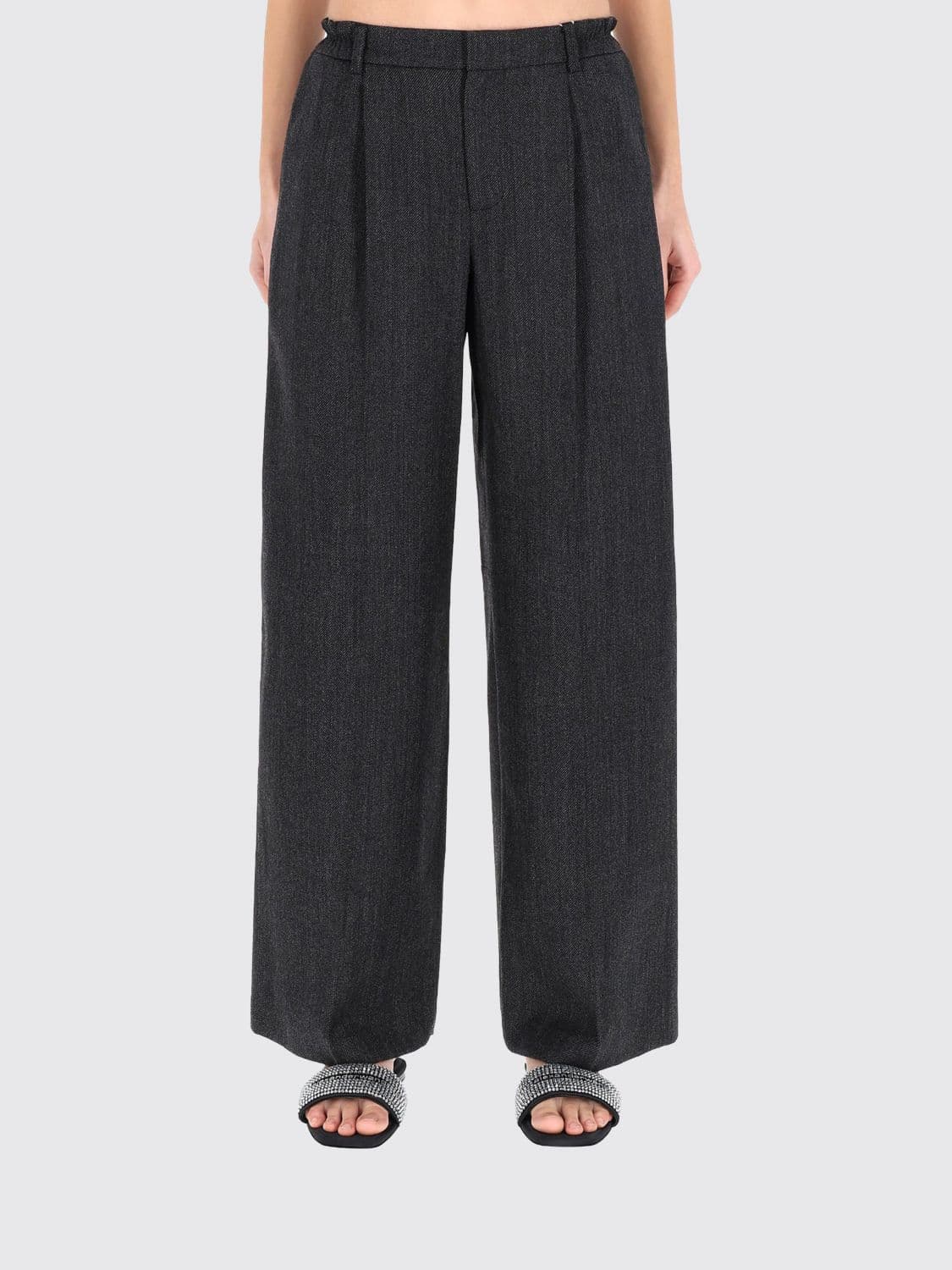 Alexander Wang Pants Woman color Charcoal